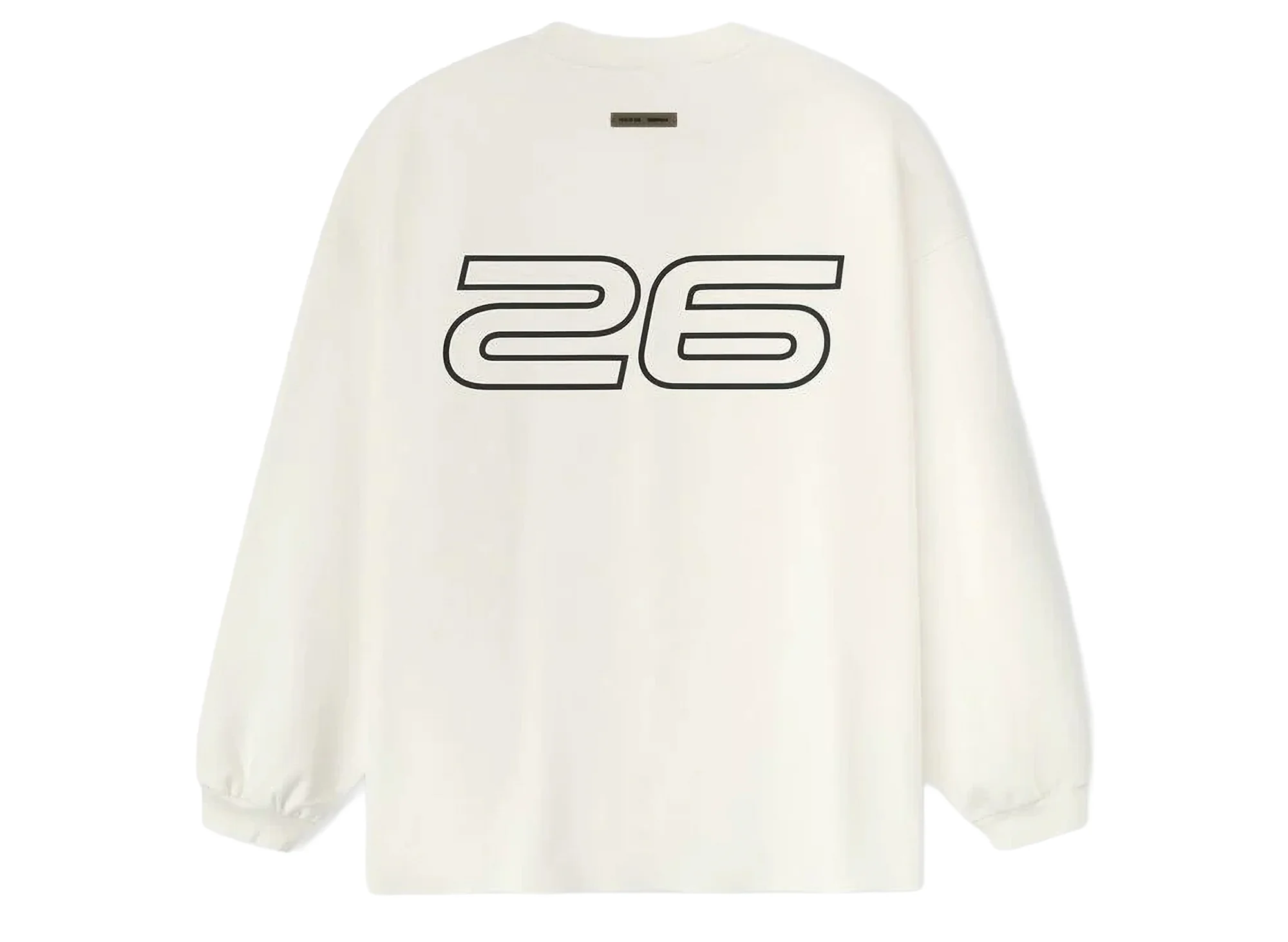 Fear of God Essentials 90's Long Sleeve Tee Ponte 'Ivory' - Image 2