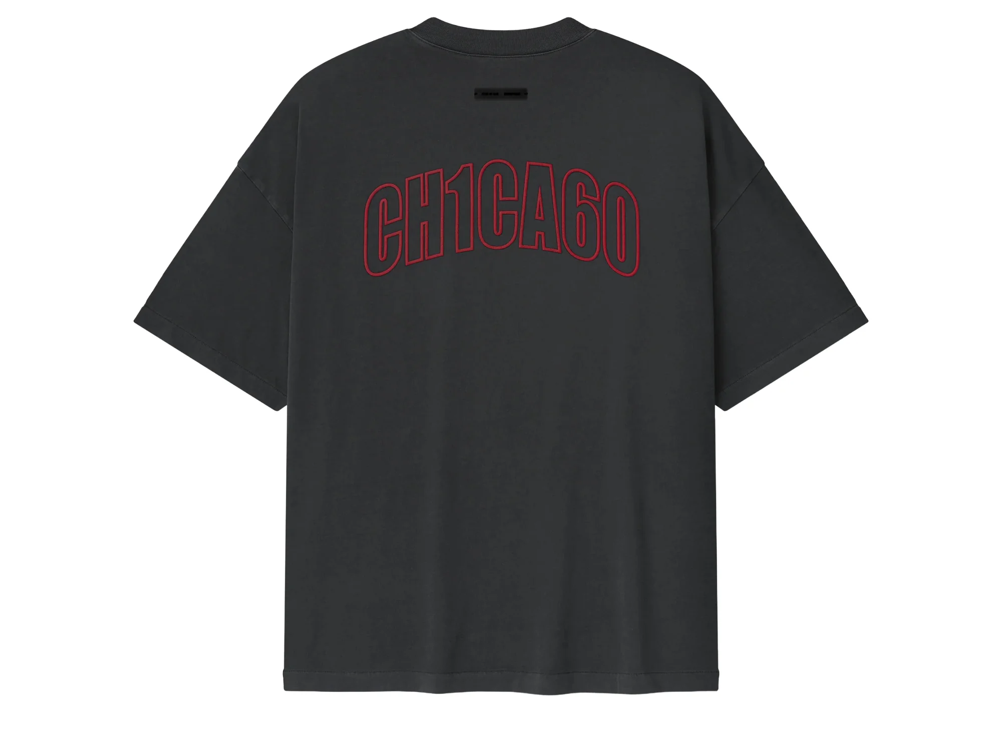 Fear of God Essentials 90's Short Sleeve Tee Chicago 'Iron Grey' - Image 2