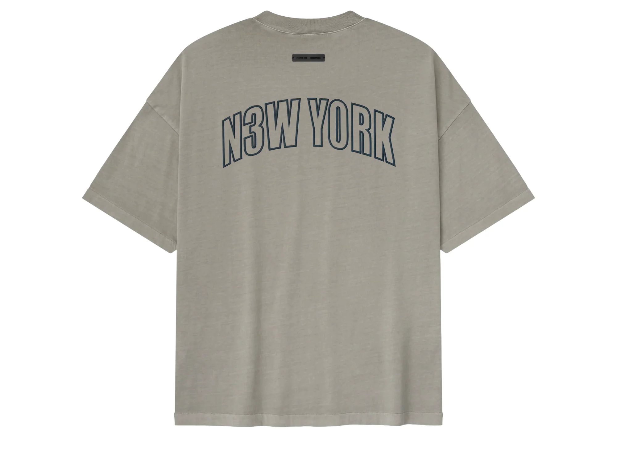 Fear of God Essentials 90's Short Sleeve Tee New York 'Smoke Grey' - Image 2