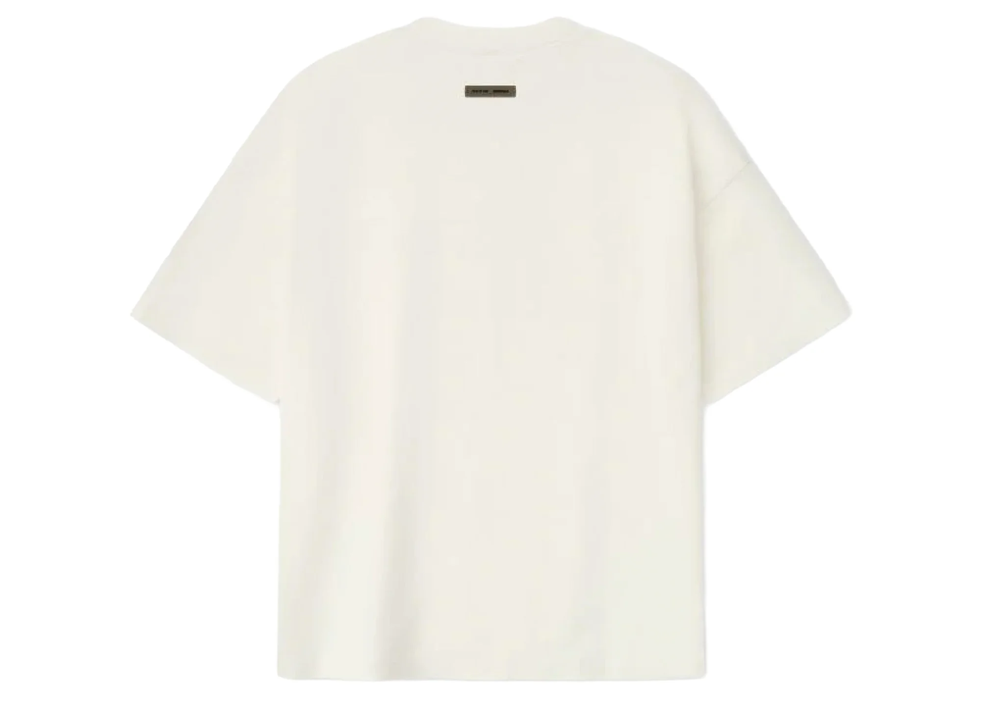 Fear of God Essentials 90's Short Sleeve Tee Ponte 'Ivory' - Image 2
