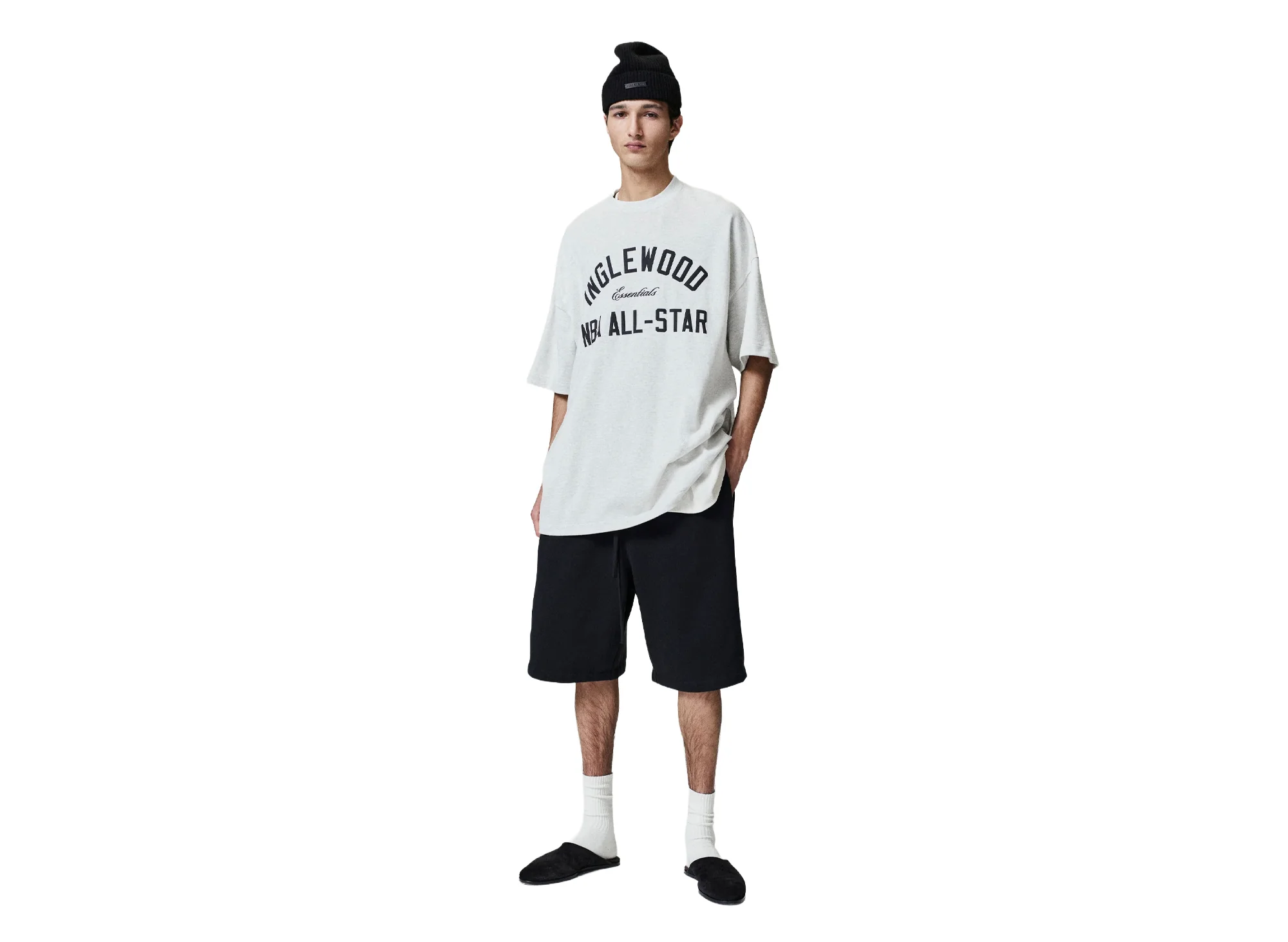 Fear of God Essentials Active Trace Relaxed Short 'Vintage Black' - Image 4