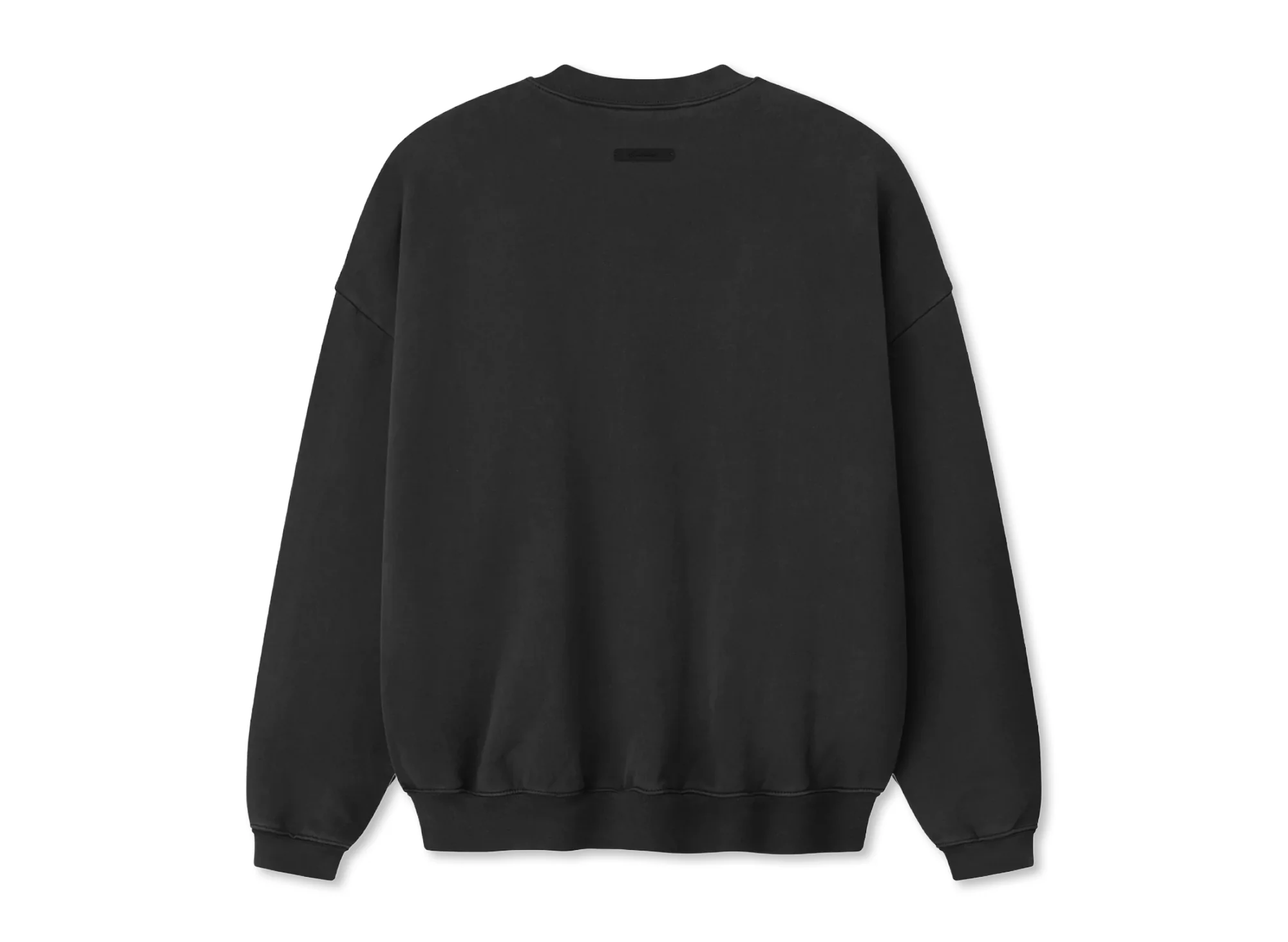 Fear of God Essentials Campus 90's Crewneck Sweatshirt 'Faded Black' - Image 2