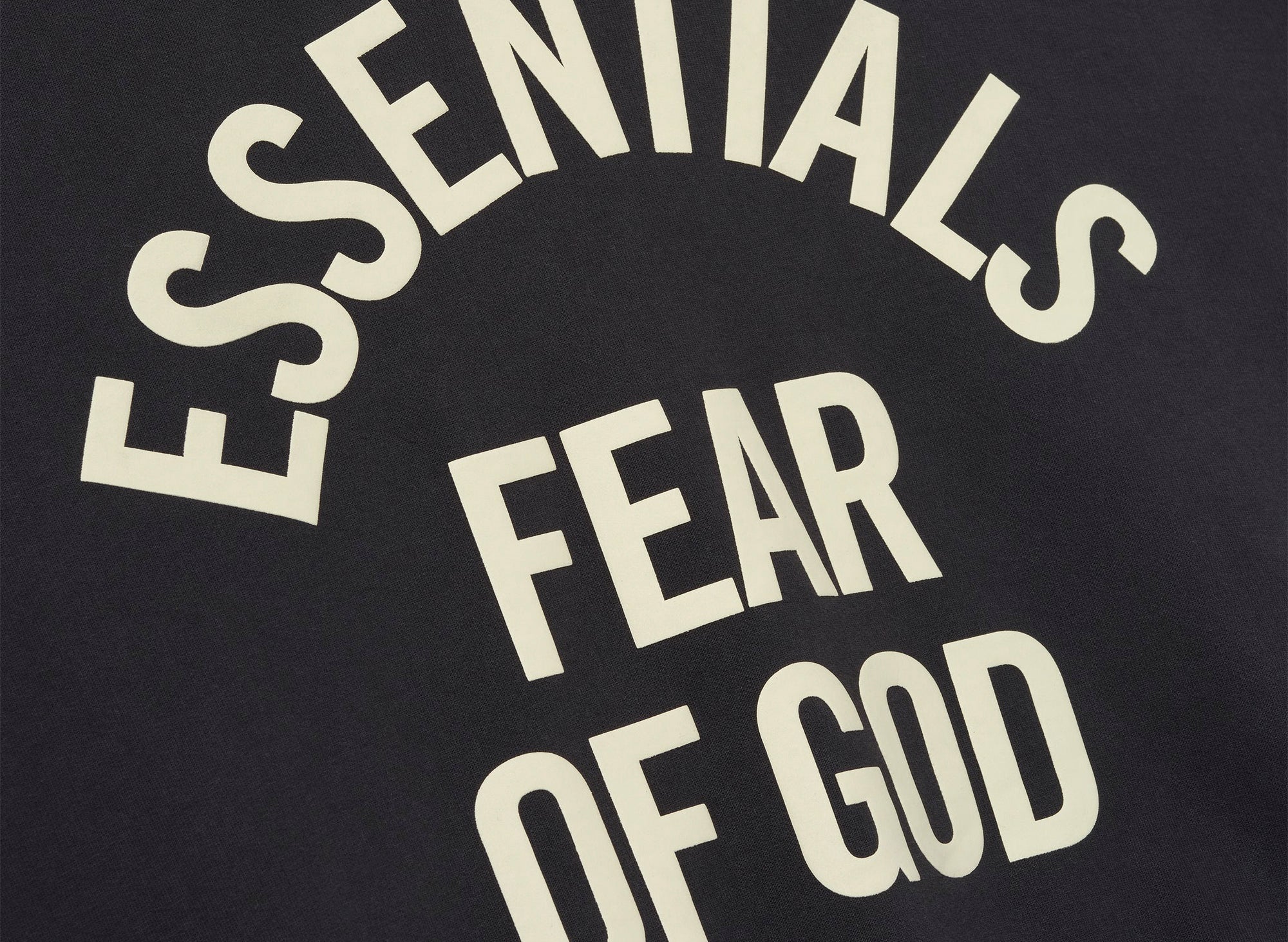 Fear of God Essentials Campus 90's Hoodie 'Faded Black' - Image 3