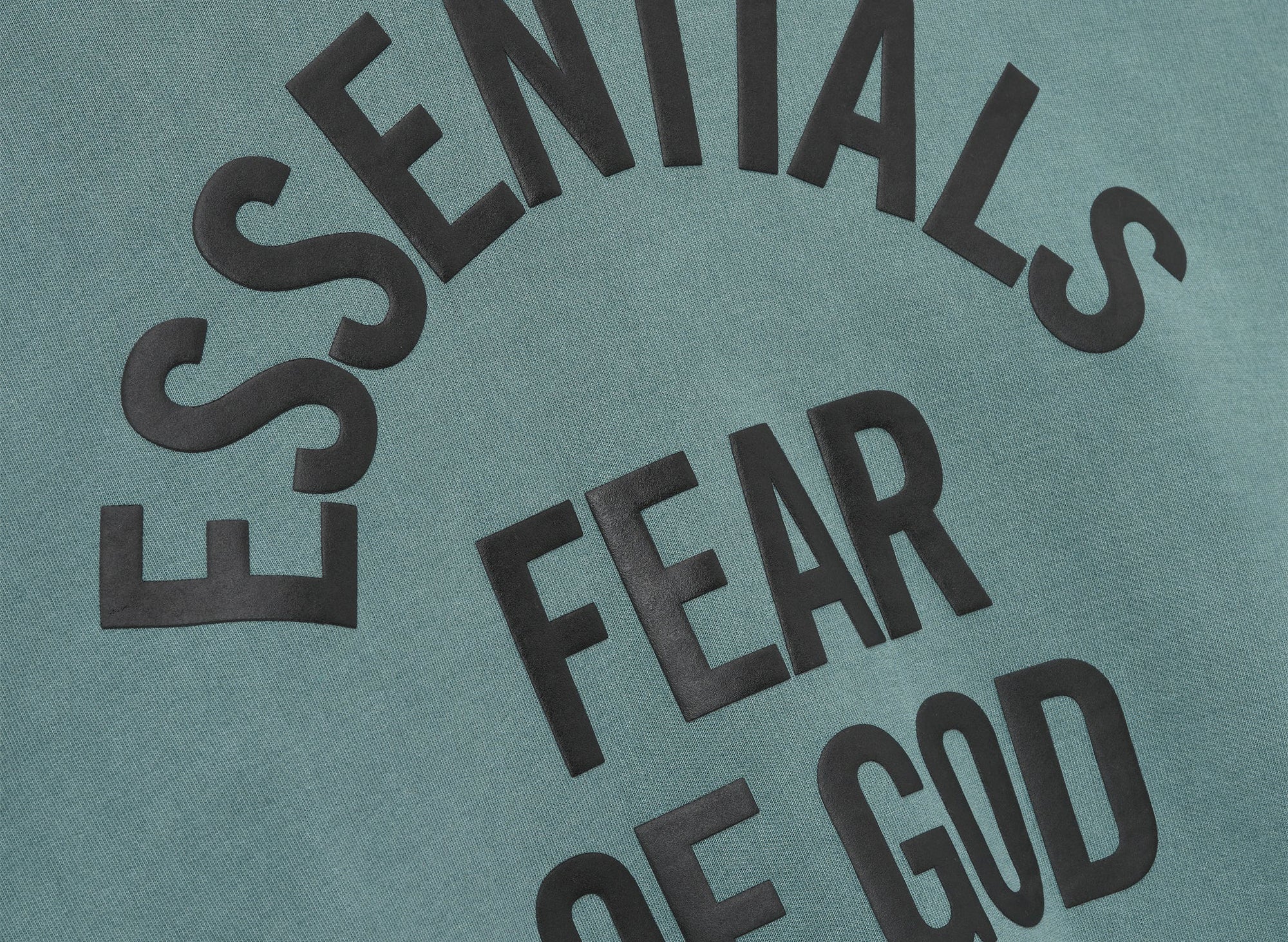 Fear of God Essentials Campus 90's Hoodie 'Faded Coastal' - Image 3
