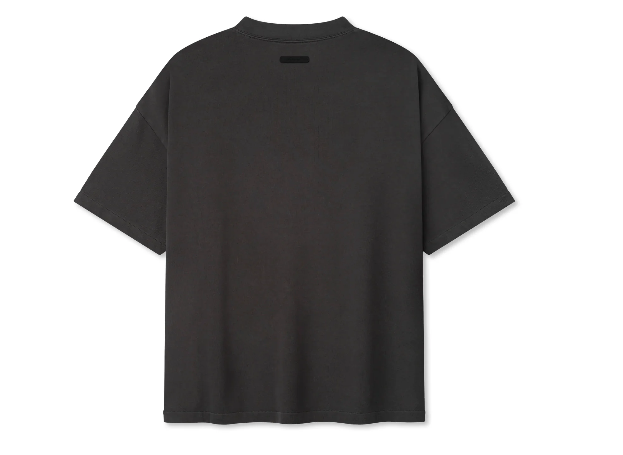 Fear of God Essentials Campus 90's Short Sleeve Tee 'Faded Black' - Image 2