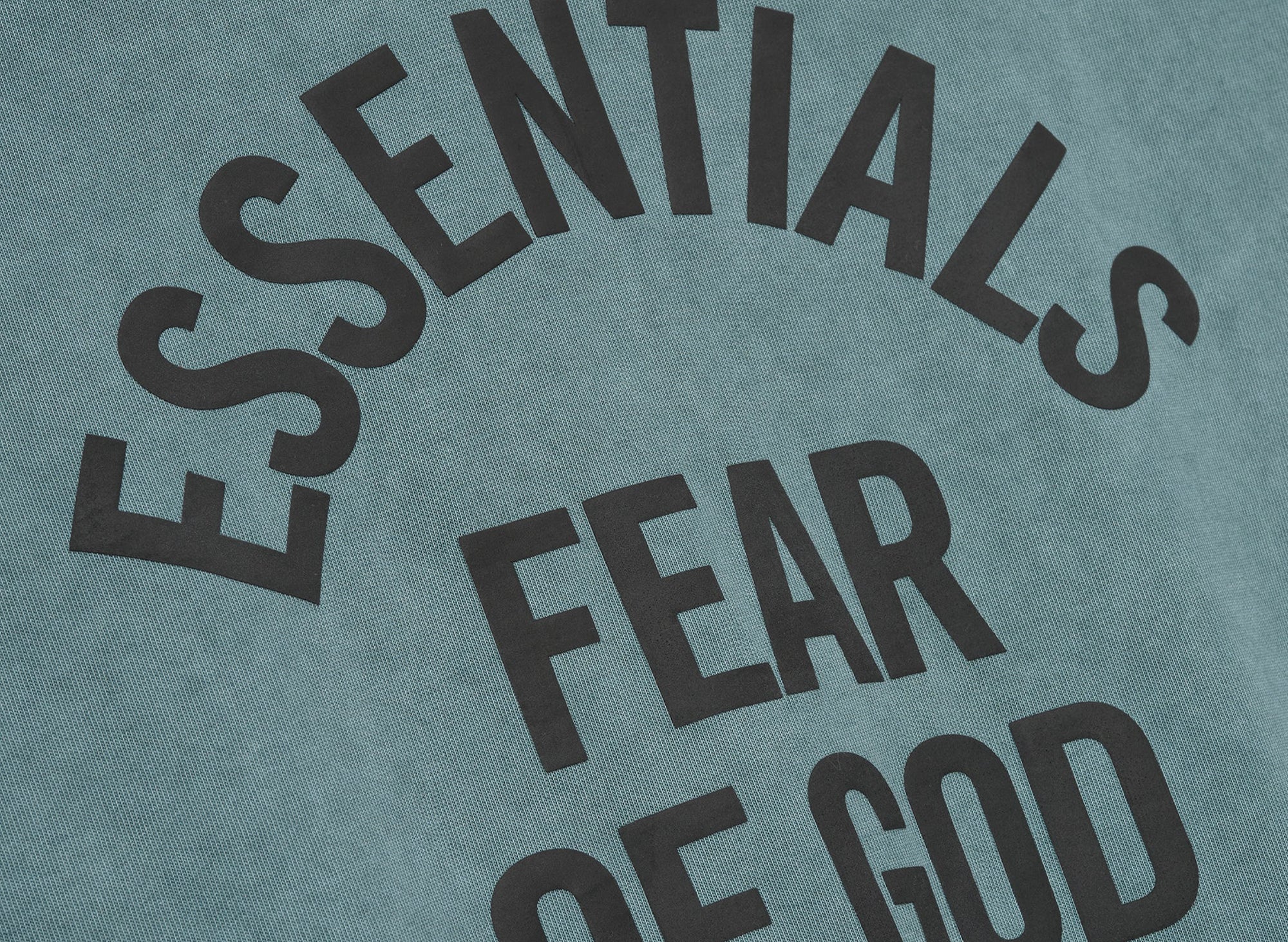 Fear of God Essentials Campus 90's Short Sleeve Tee 'Faded Coastal' - Image 3