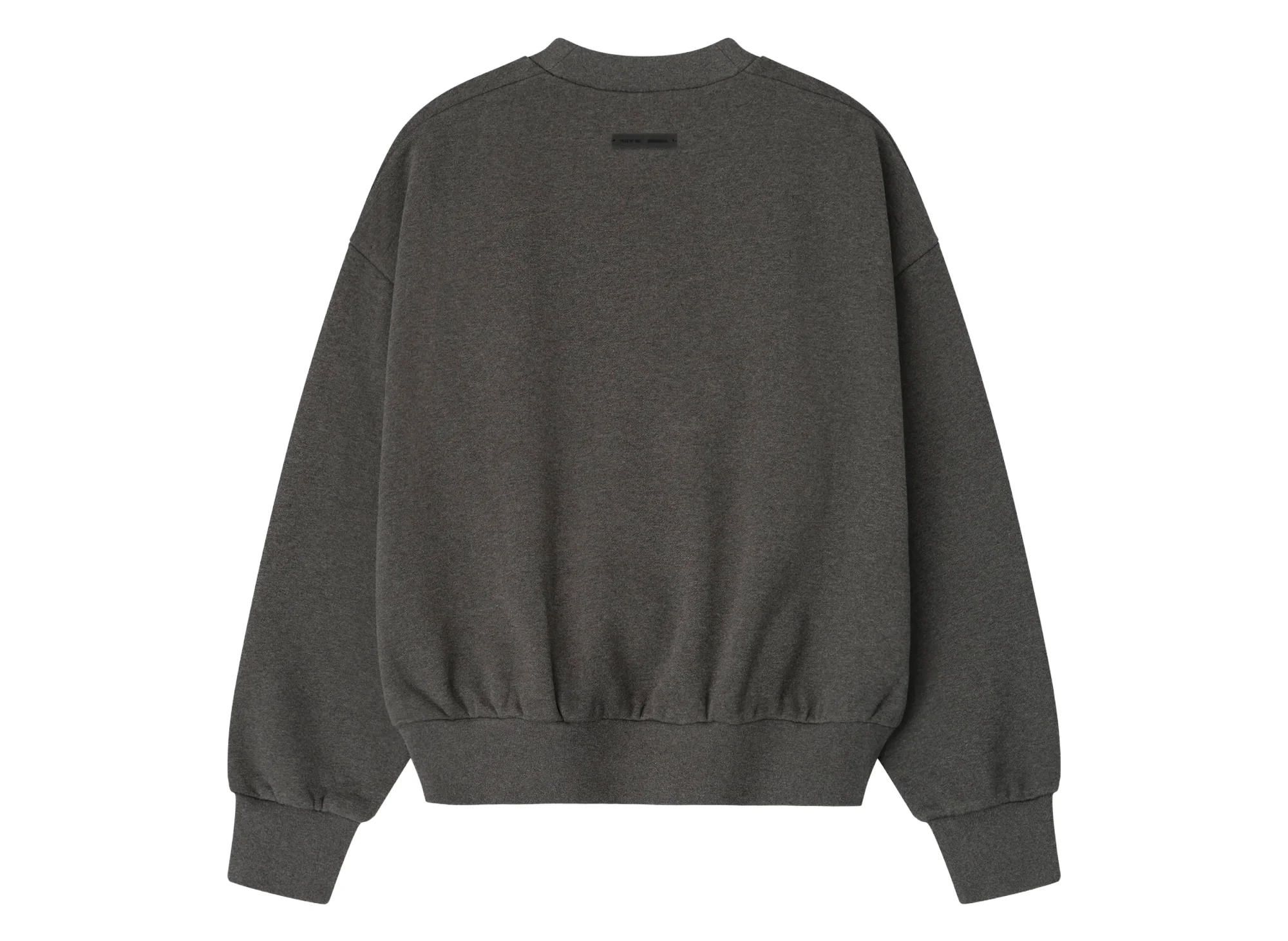 Fear of God Essentials Classic Crewneck Sweatshirt 'Charcoal Heather' - Image 2