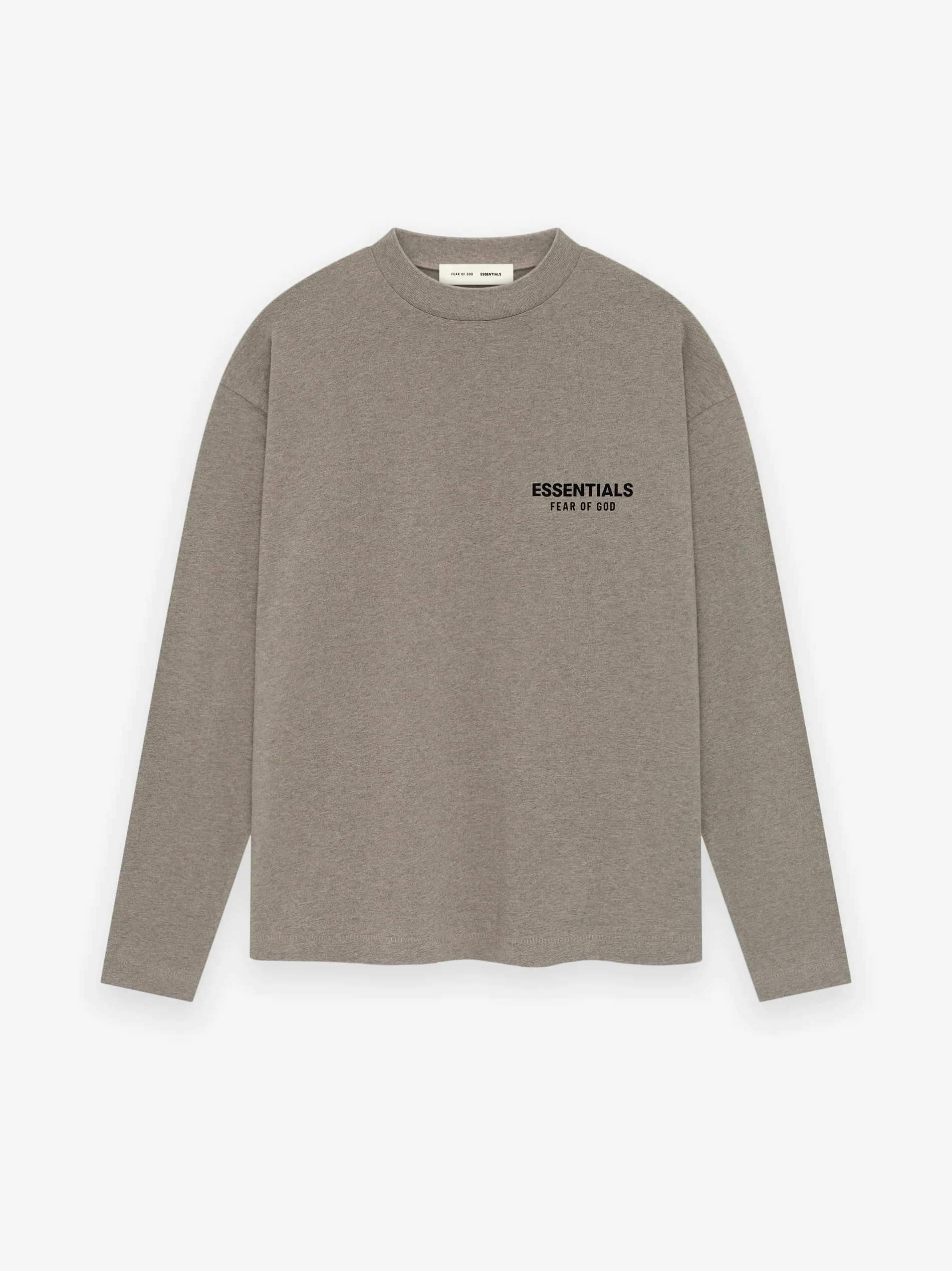 Fear of God Essentials Classic Long Sleeve Tee in Heather