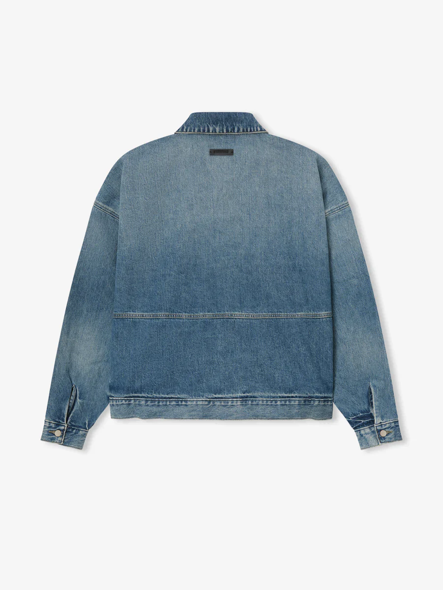 Fear of God Essentials Denim Trucker Jacket - Image 3