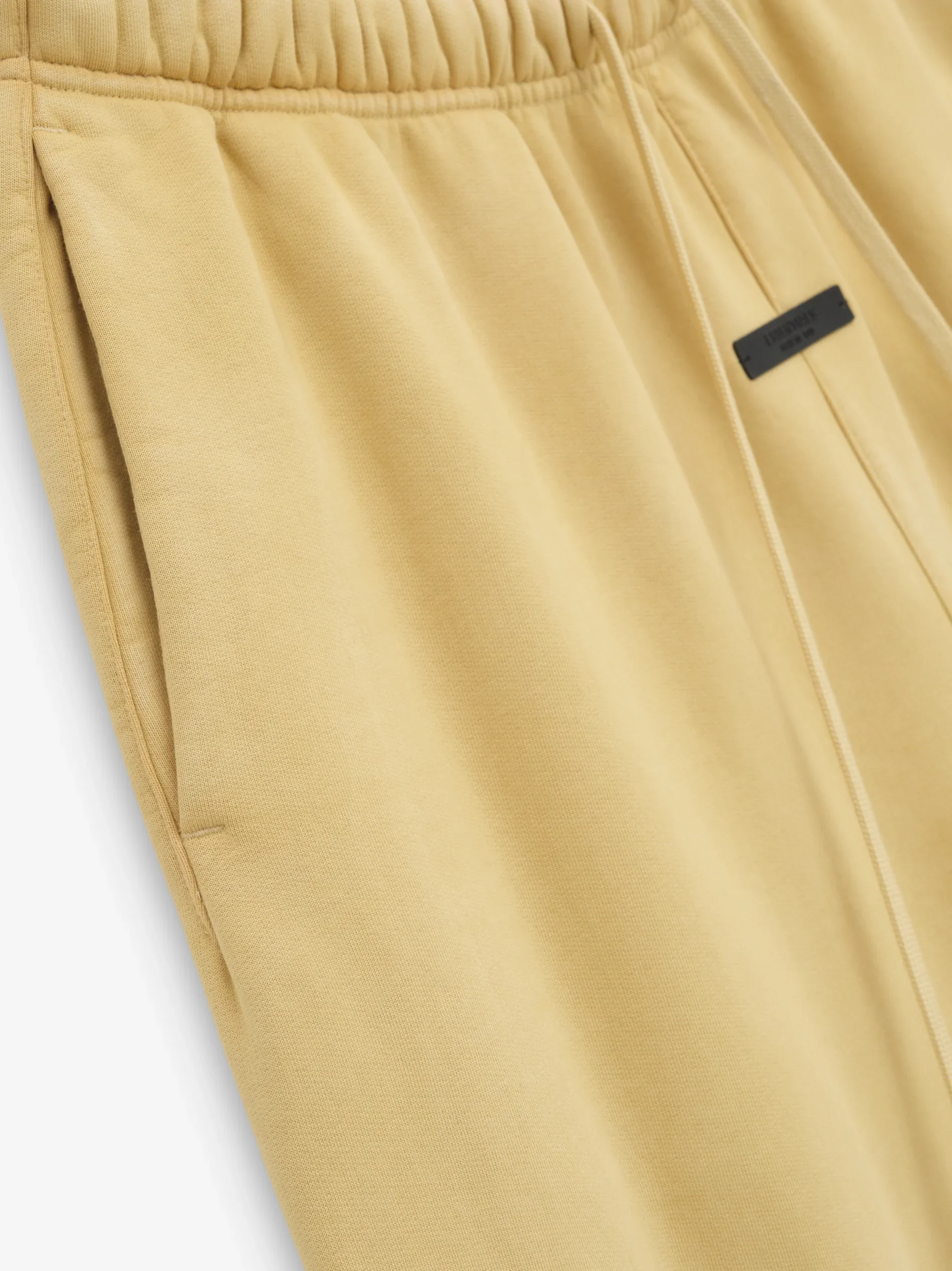 Fear of God Essentials Heavy Fleece Relaxed Sweatpants in Amber - Image 3