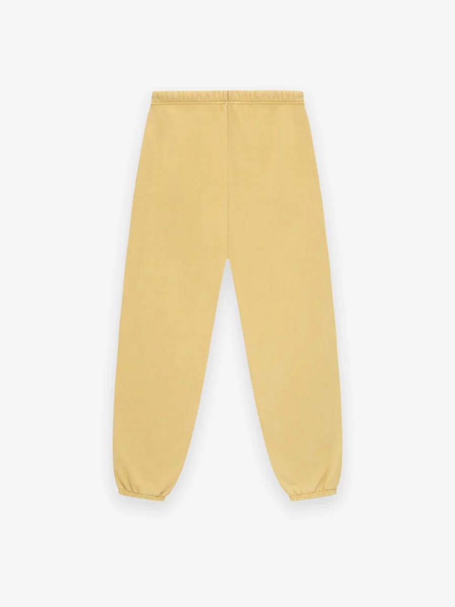 Fear of God Essentials Heavy Fleece Sweatpants in Amber - Image 2