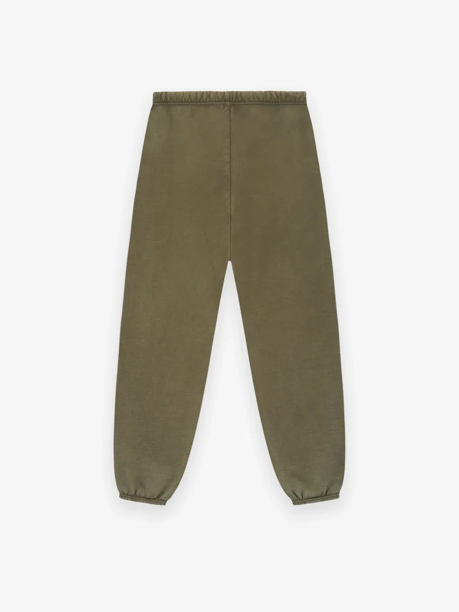 Fear of God Essentials Heavy Fleece Sweatpants in Military - Image 2