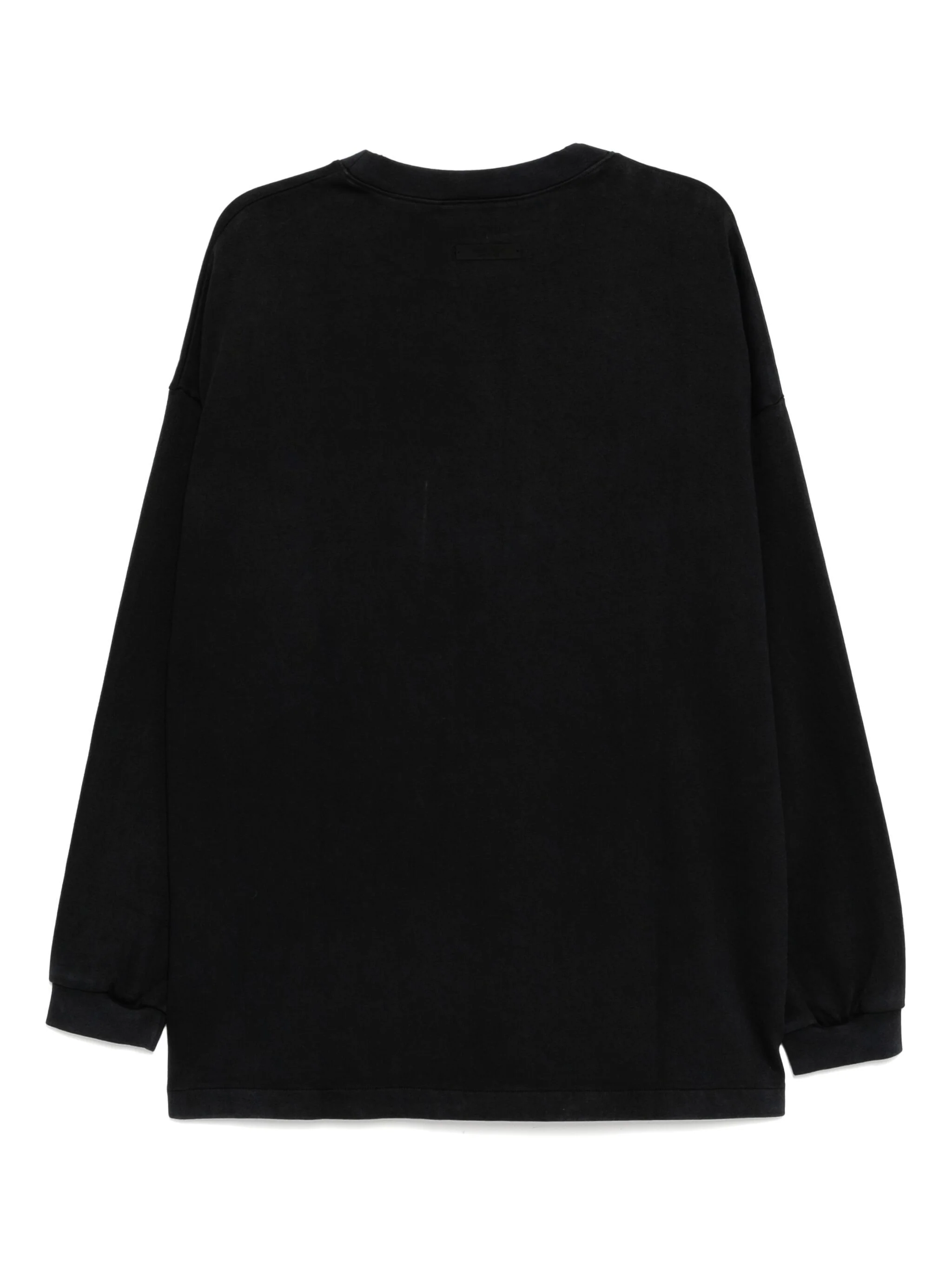 Fear of God Essentials Heavy L/S Tee in Black - Image 2