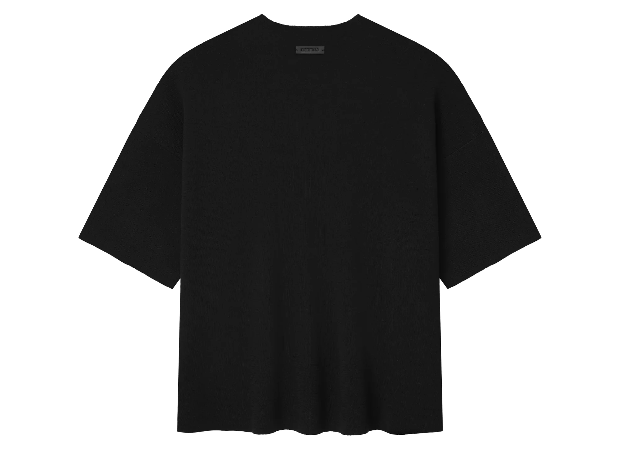 Fear of God Essentials Merino Short Sleeve Tee 'Jet Black' - Image 2