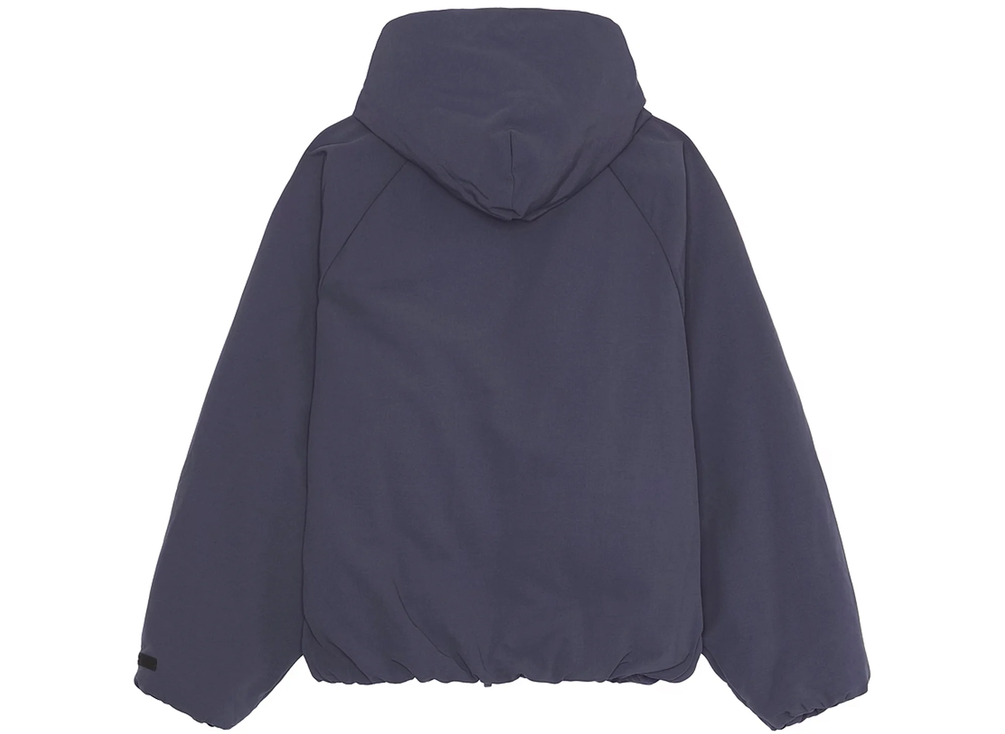 Fear of God Essentials Military Nylon Hooded Bomber in Marine - Image 2