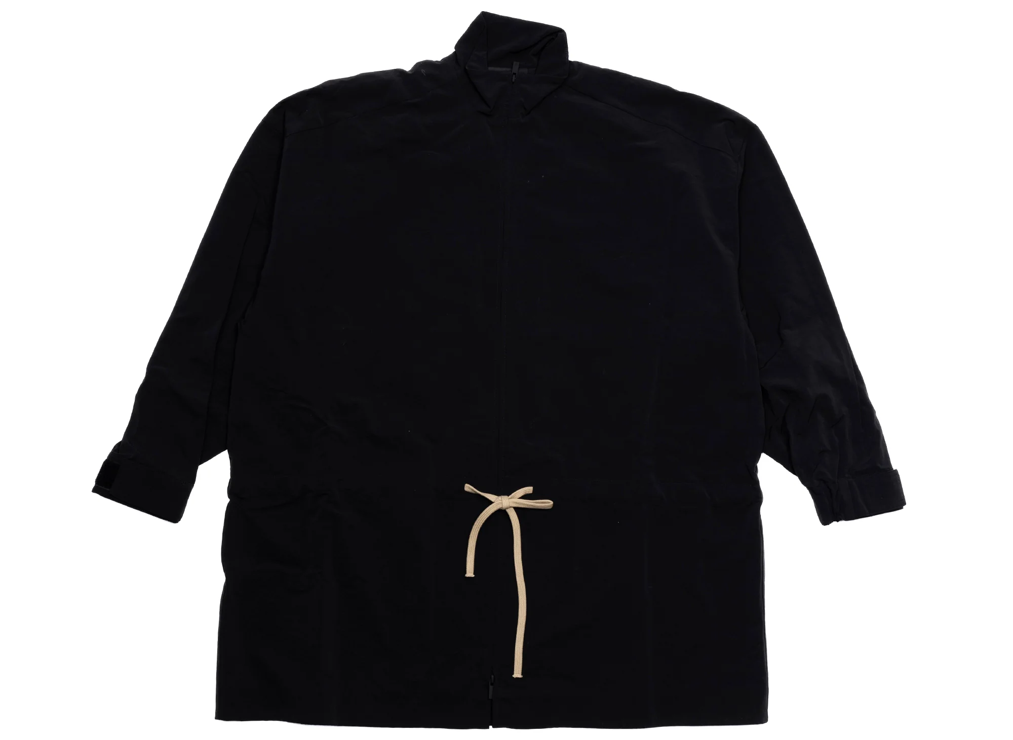 Fear of God Essentials Military Nylon Mockneck Anorak in Black