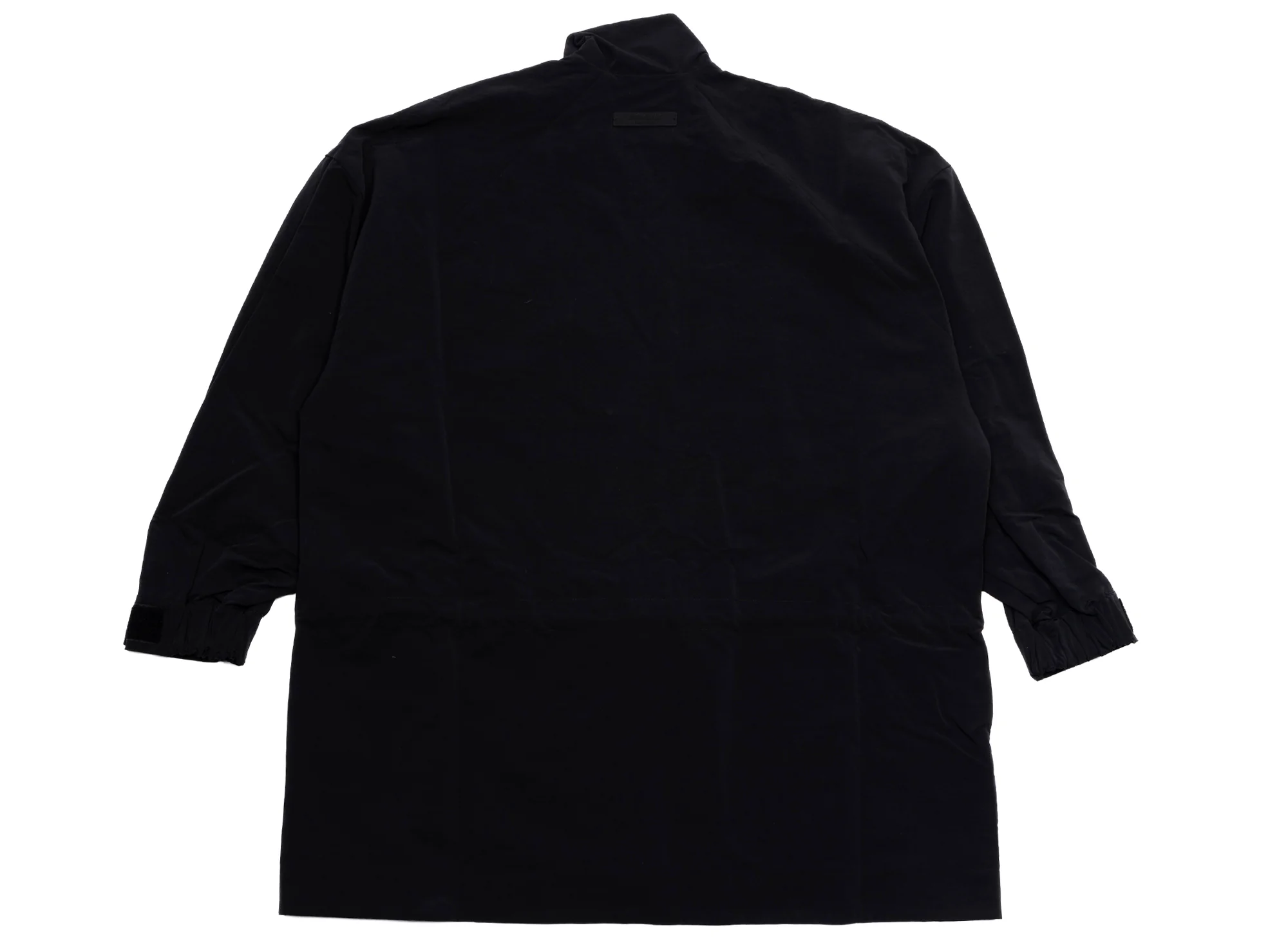 Fear of God Essentials Military Nylon Mockneck Anorak in Black - Image 2