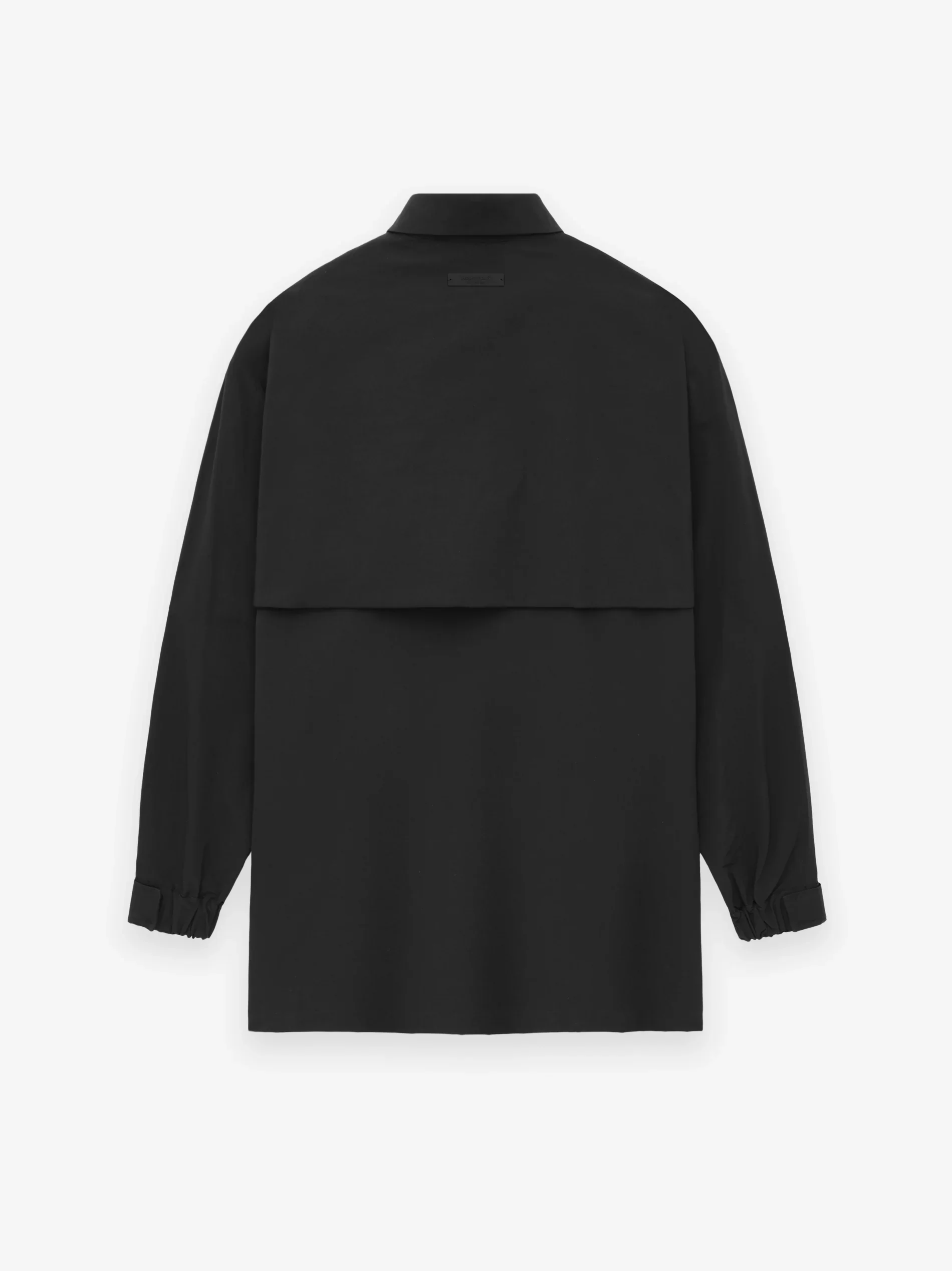 Fear of God Essentials Military Nylon Overshirt in Black - Image 2