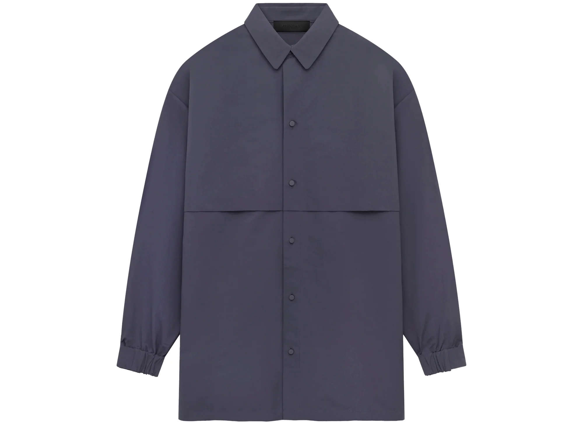 Fear of God Essentials Military Nylon Overshirt in Marine