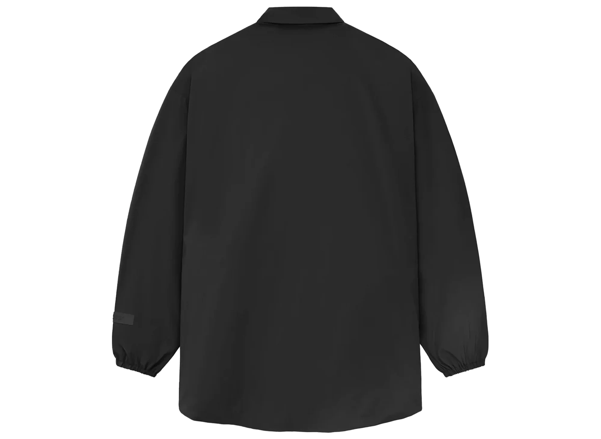 Fear of God Essentials Nylon Overshirt in Black - Image 2