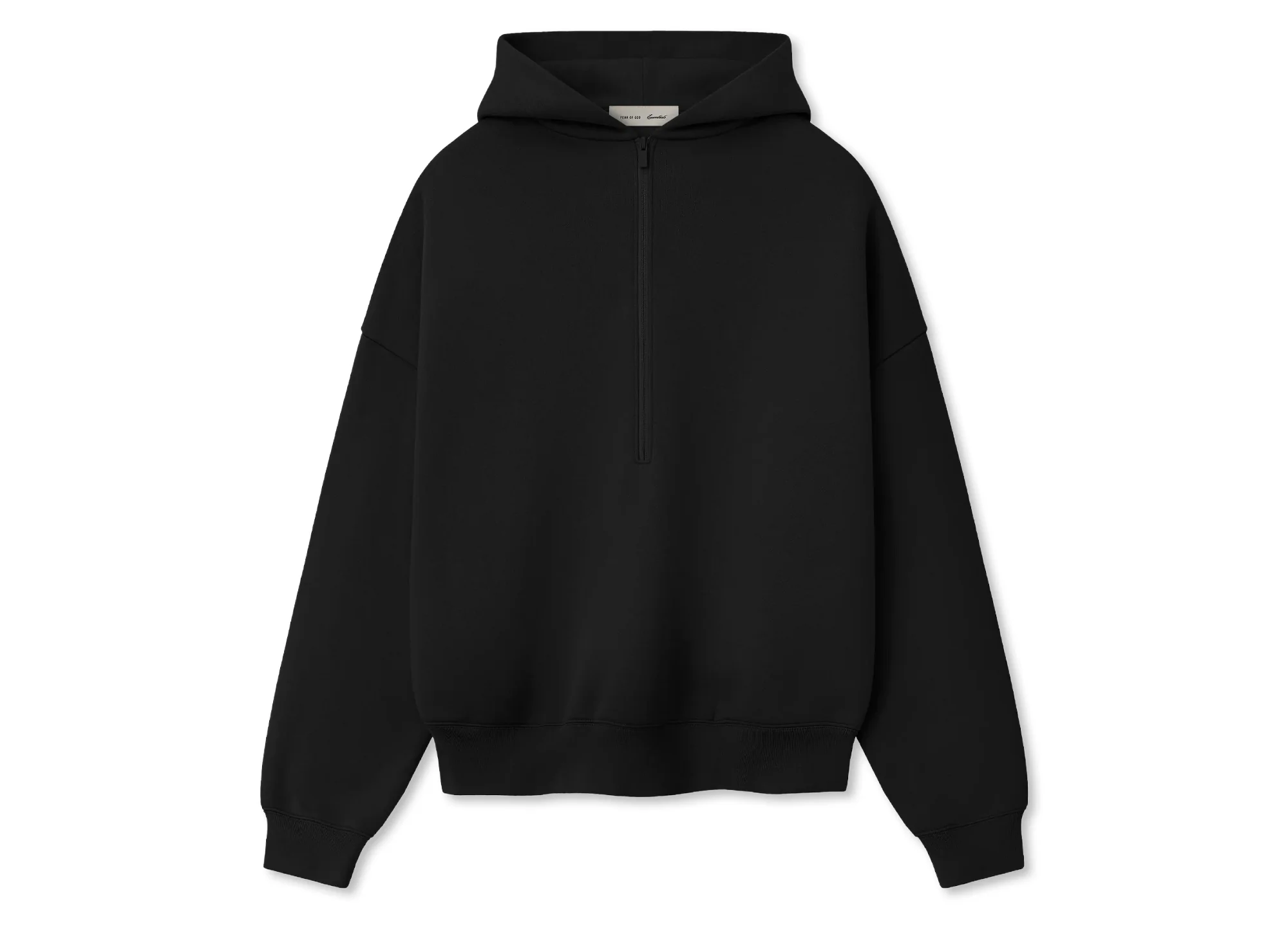 Fear of God Essentials Property Lounge Half Zip Hoodie 'Black'