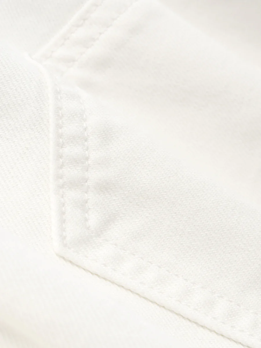 Fear of God Essentials Relaxed 5 Pocket Jeans in Cloud Dancer - Image 6
