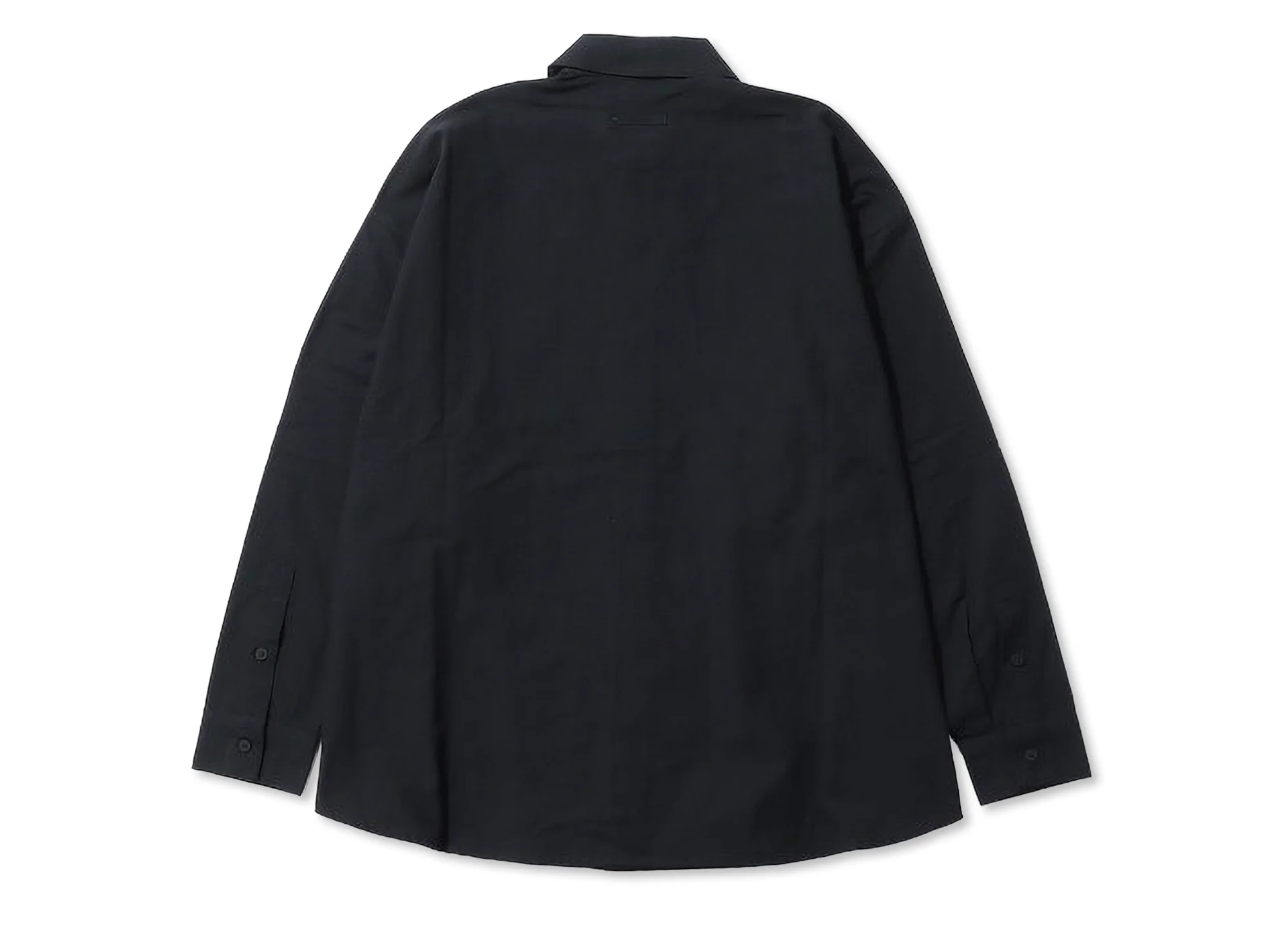 Fear of God Essentials Signature Button Up Shirt 'Black' - Image 2