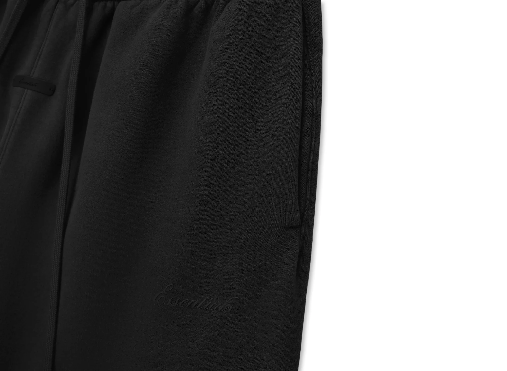 Fear of God Essentials Signature Classic Fit Flare Sweatpant 'Faded Black' - Image 3