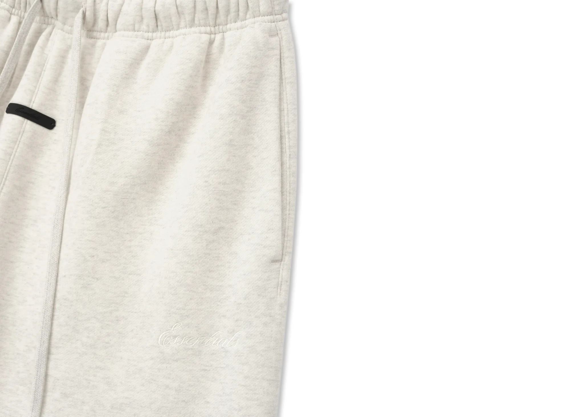 Fear of God Essentials Signature Classic Fit Flare Sweatpant 'Oatmeal Heather' - Image 3