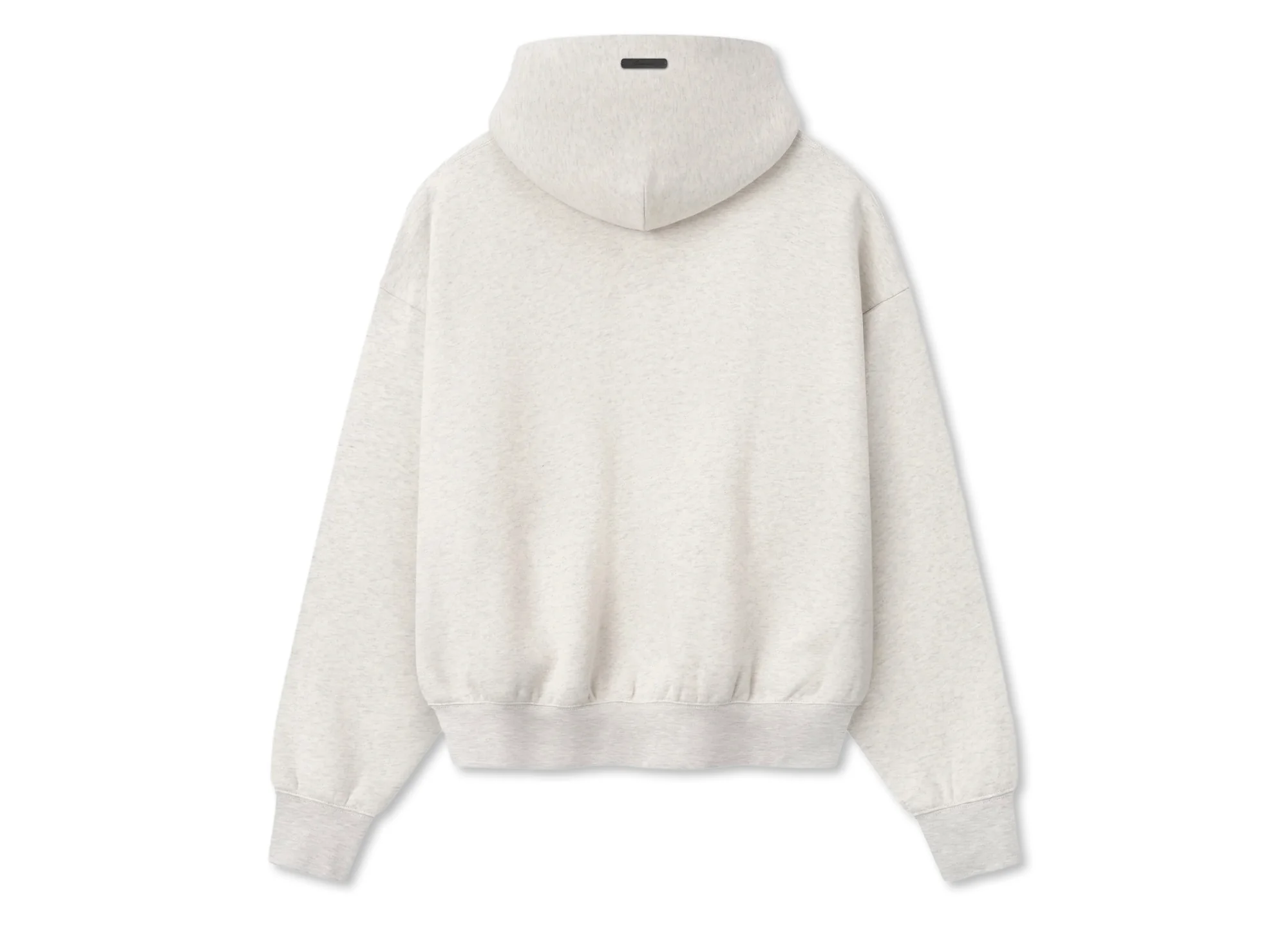 Fear of God Essentials Signature Classic Full Zip Hoodie 'Oatmeal Heather' - Image 2