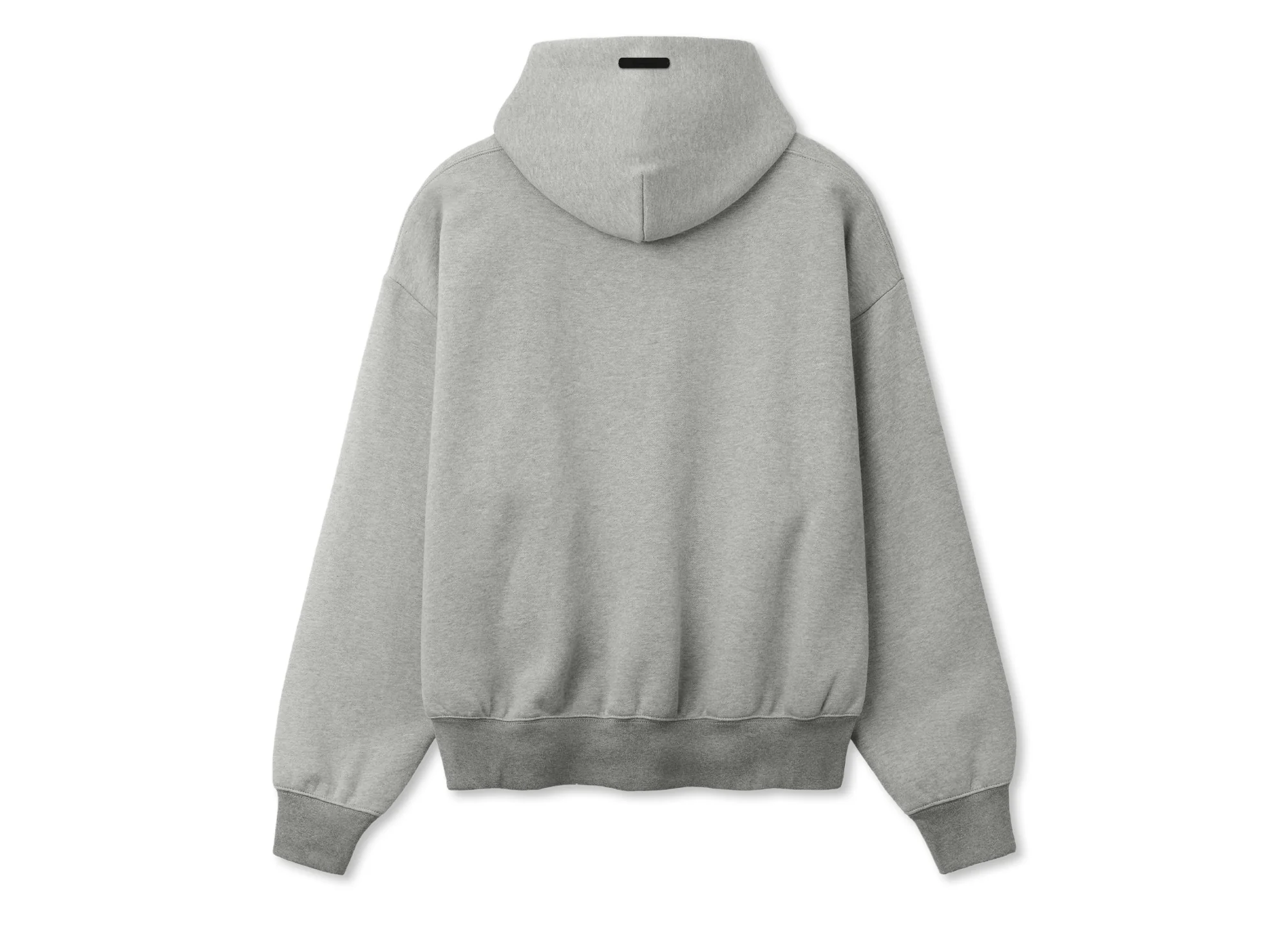 Fear of God Essentials Signature Classic Hoodie 'Concrete Heather' - Image 2