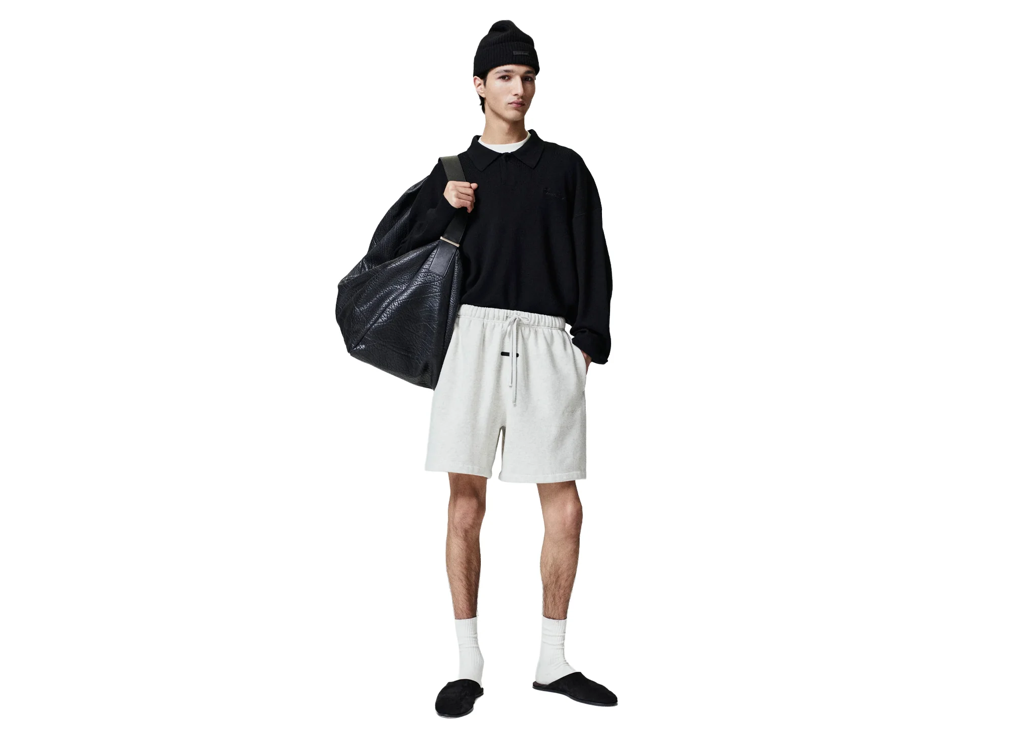 Fear of God Essentials Signature Classic Short 'Oatmeal Heather' - Image 4