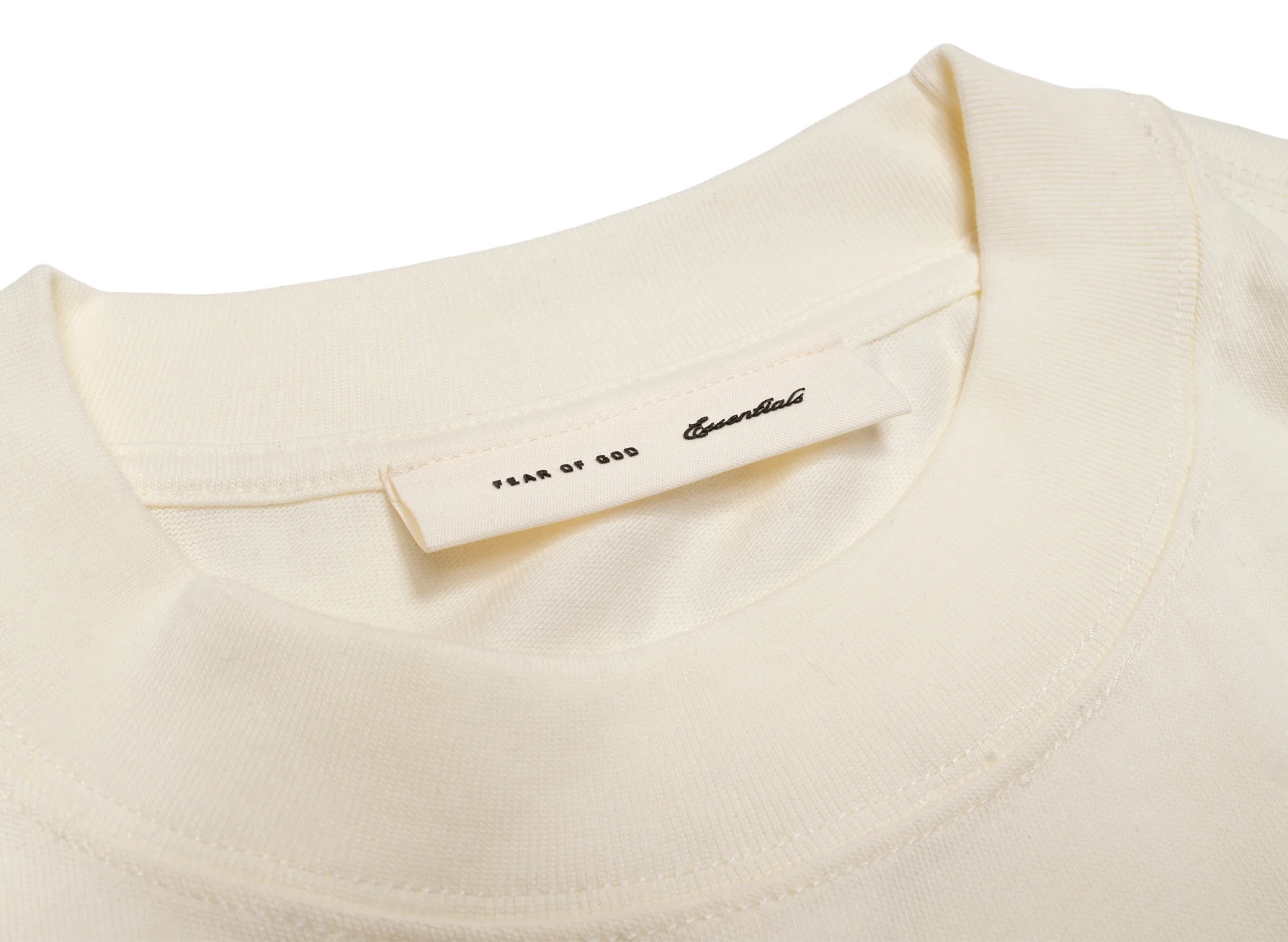 Fear of God Essentials Signature Long Sleeve 'Ivory' - Image 2