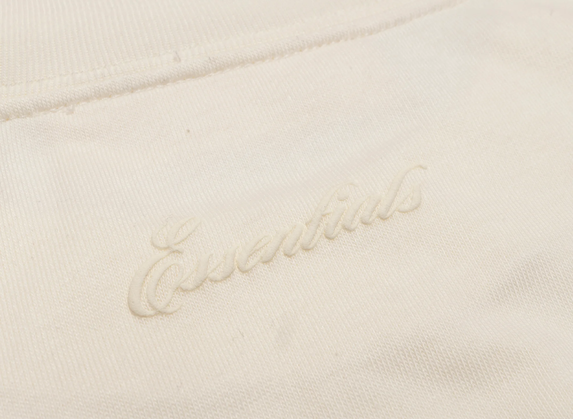 Fear of God Essentials Signature Long Sleeve 'Ivory' - Image 3