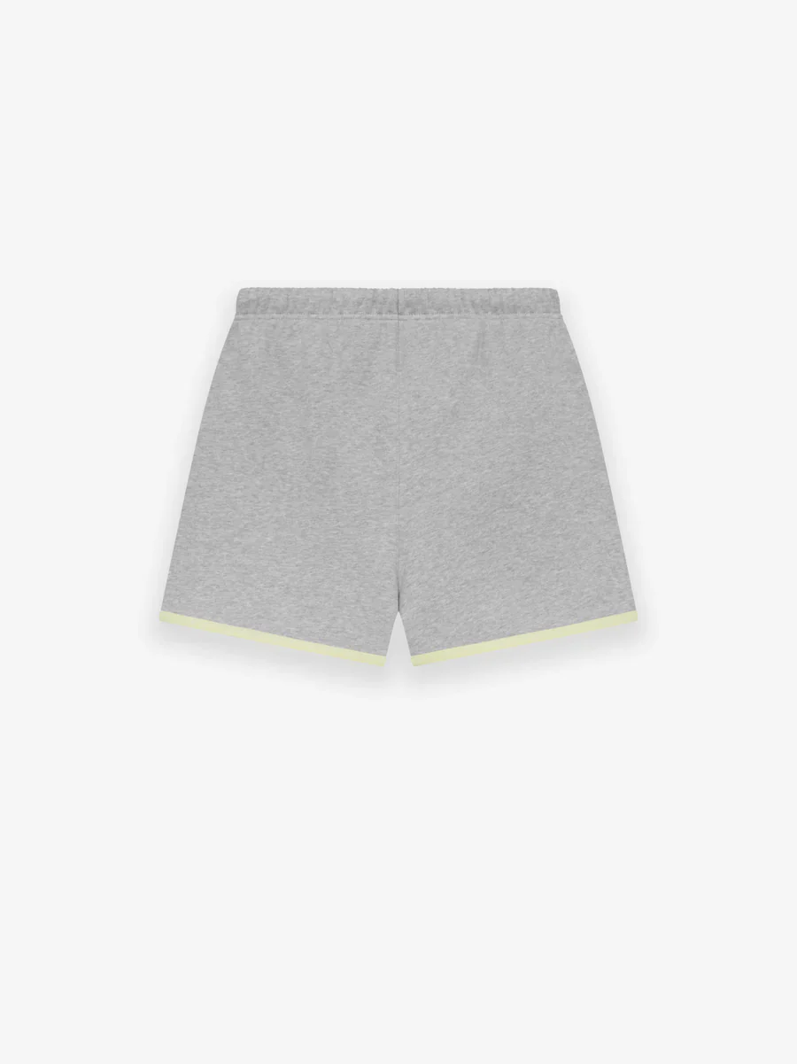 Fear of God Essentials Sweat Shorts in Light Silver - Image 2
