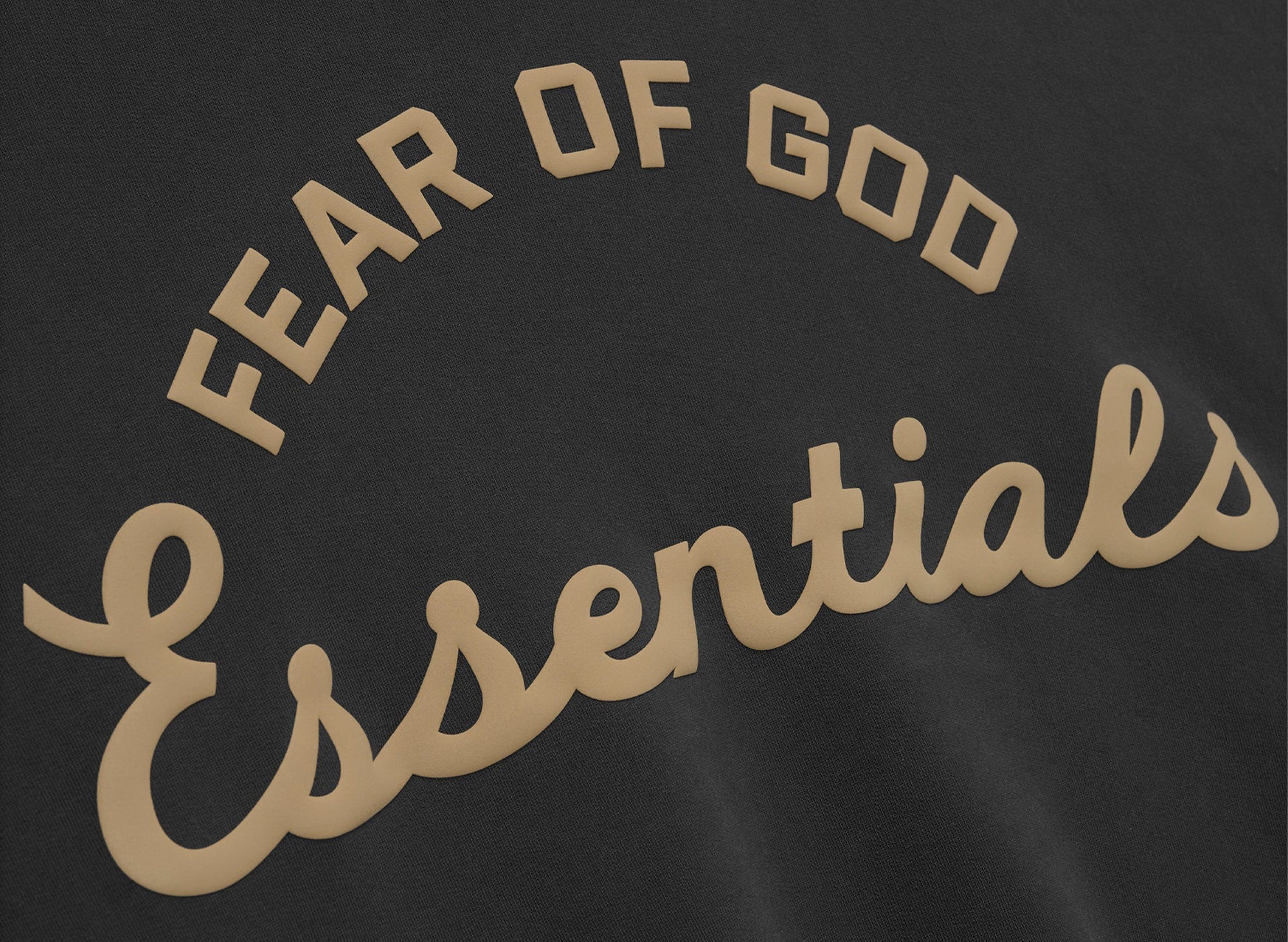 Fear of God Essentials Training 90's Crewneck Sweatshirt 'Faded Black' - Image 3