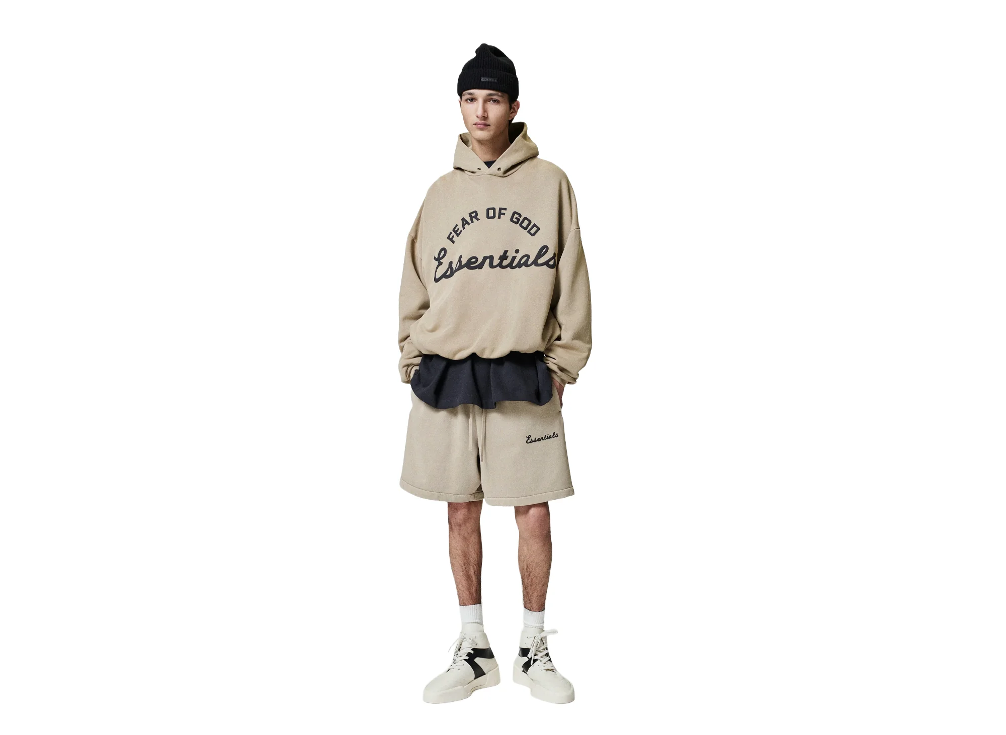 Fear of God Essentials Training Classic Fit Short 'Faded Dune' - Image 4