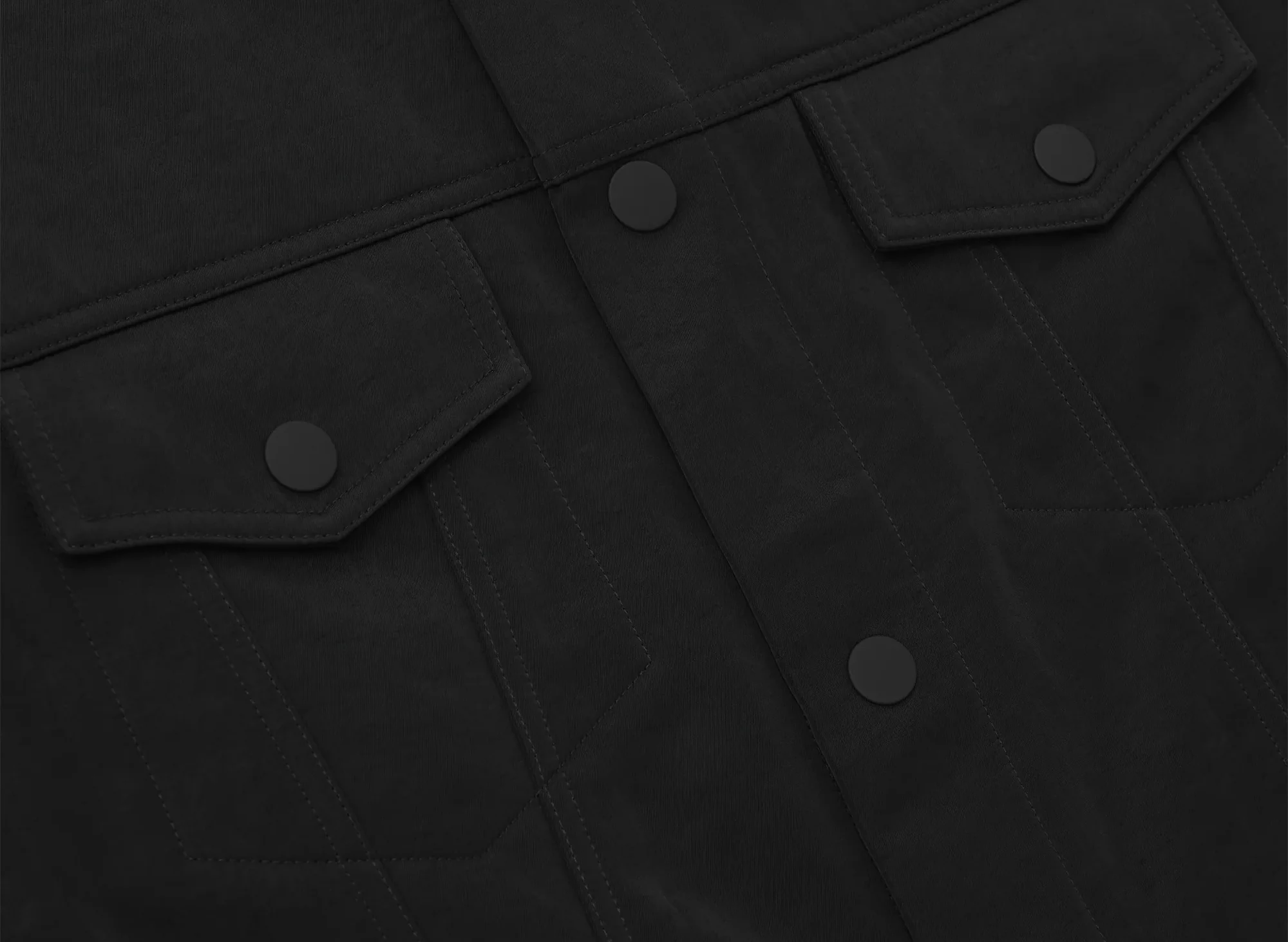 Fear of God Essentials Trucker Jacket 'Vintage Black' - Image 3