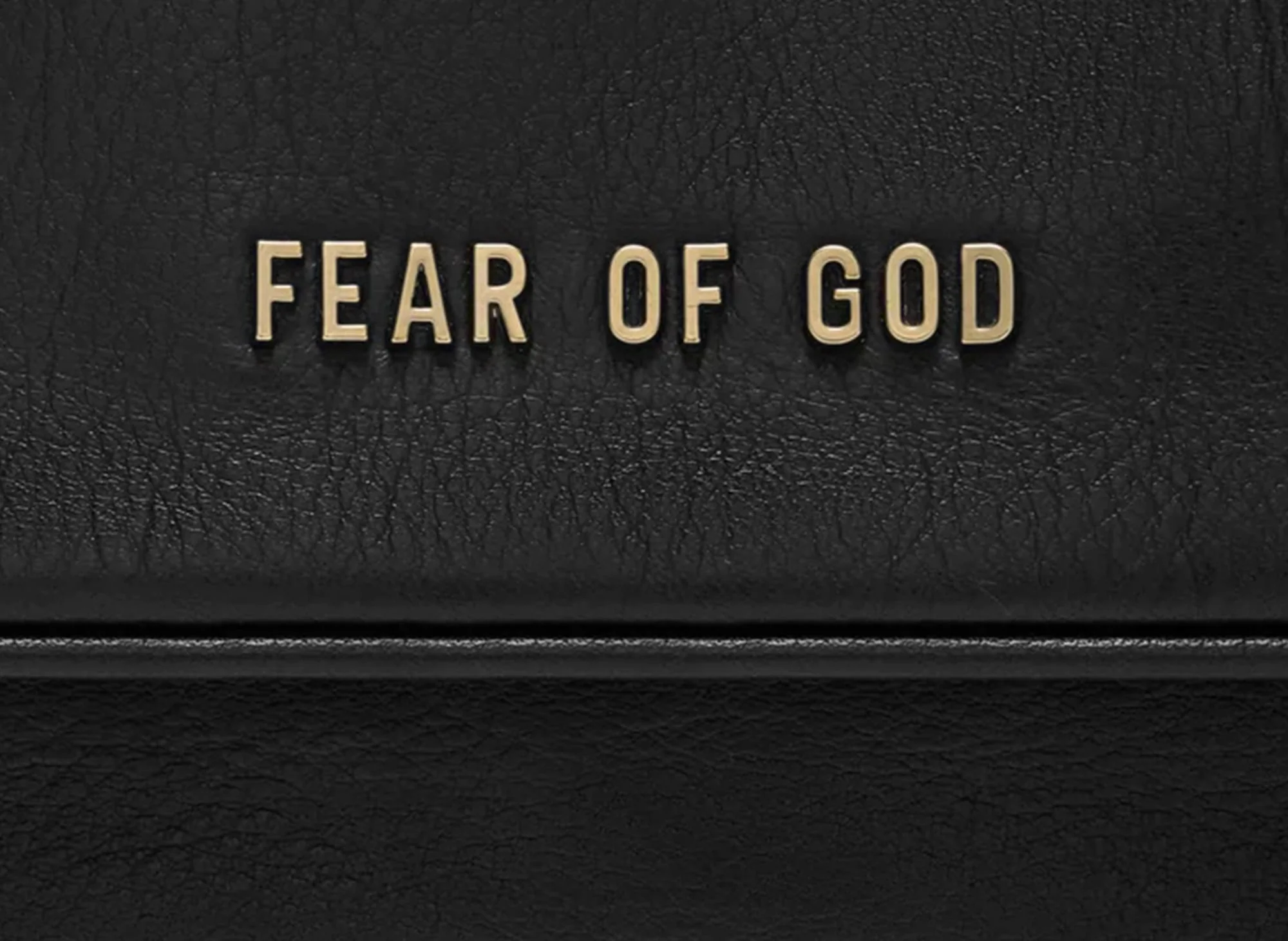 Fear of God Eternal Newspaper Bag in Black - Image 4