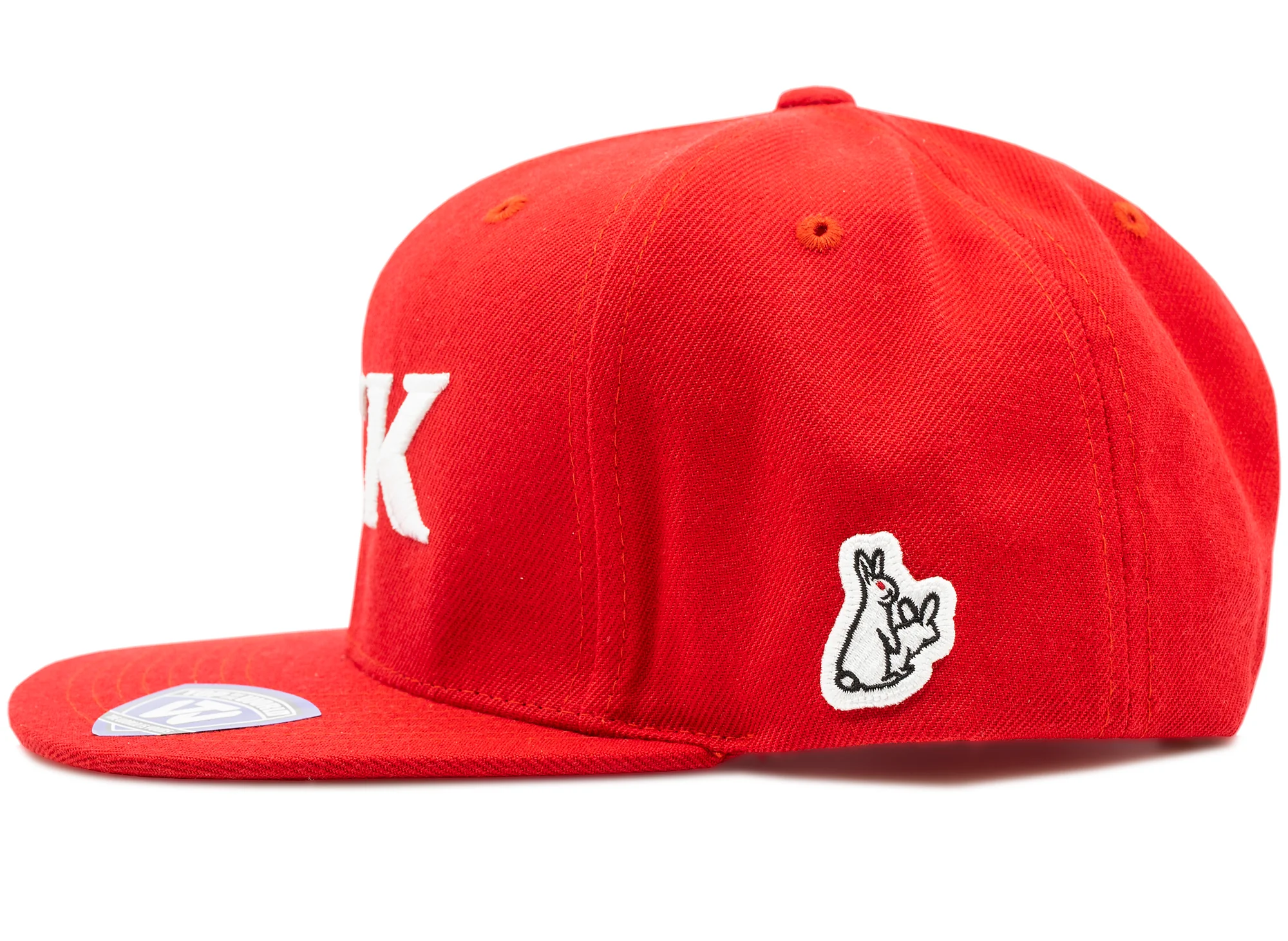 Fucking Rabbits FCK Cap in Red - Image 2