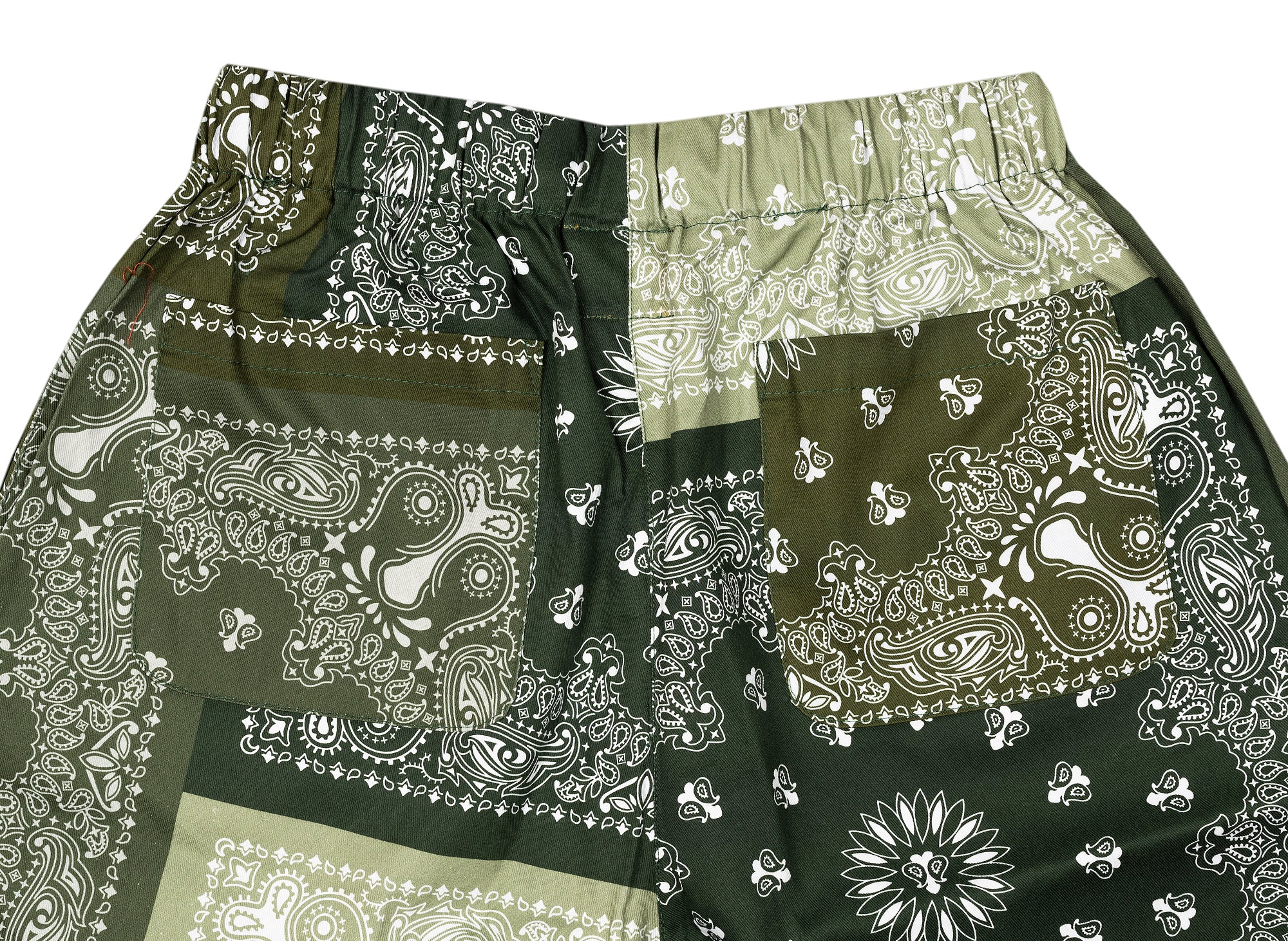 Fucking Rabbits Paisley Shorts in Green - Image 2