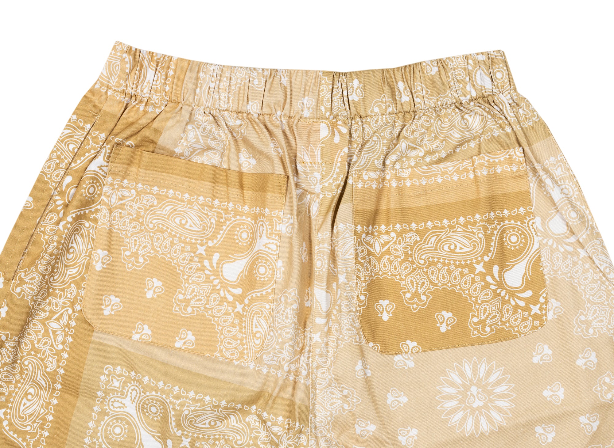 Fucking Rabbits Paisley Shorts in Khaki - Image 2