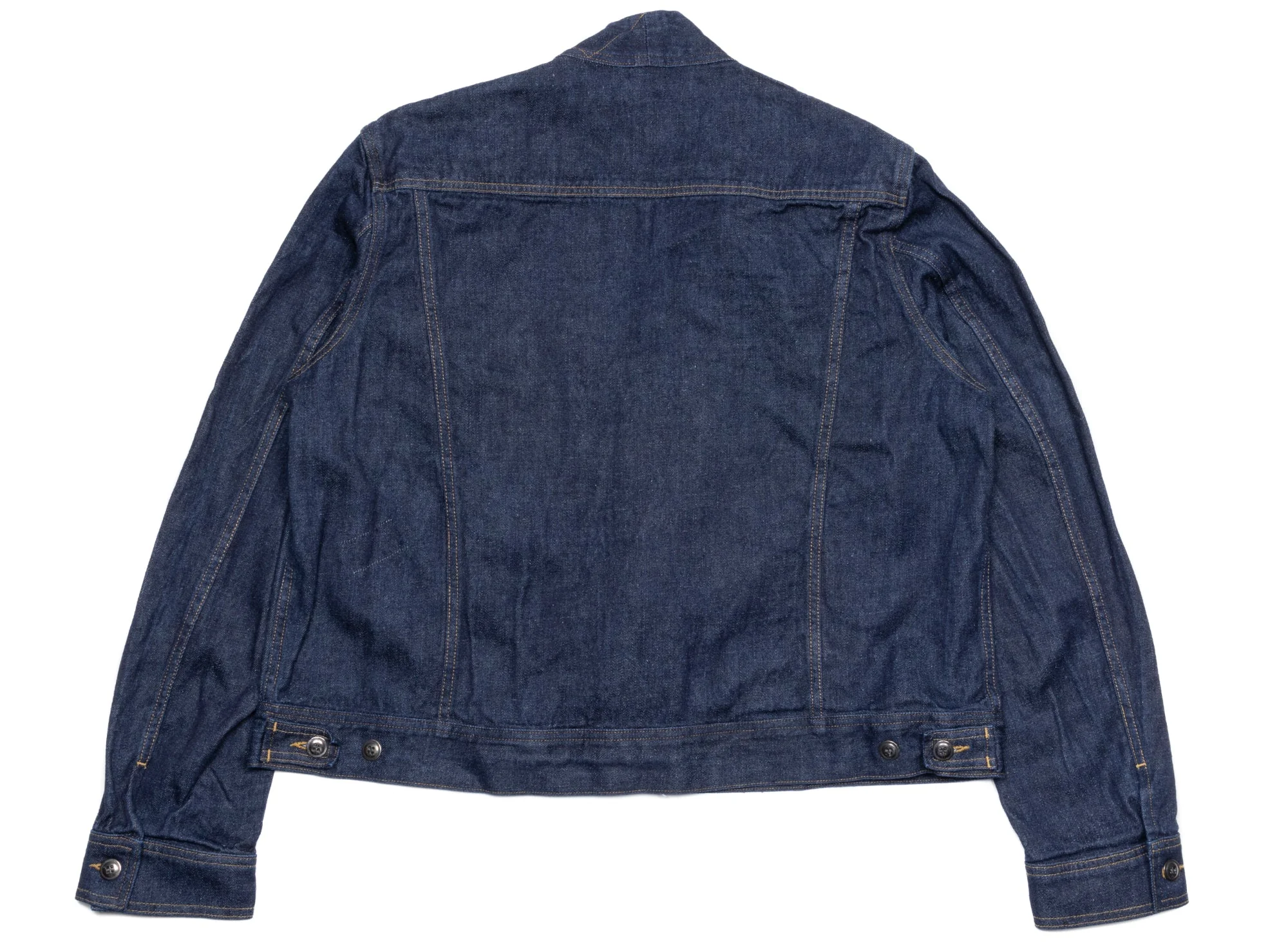 Greg Lauren Washed Denim GL1 Trucker Jacket - Image 2