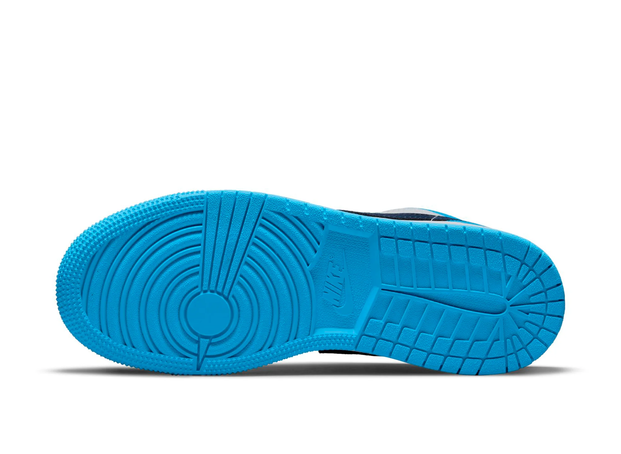 GS Air Jordan 1 Low 'White / Dark Powder Blue' - Image 5