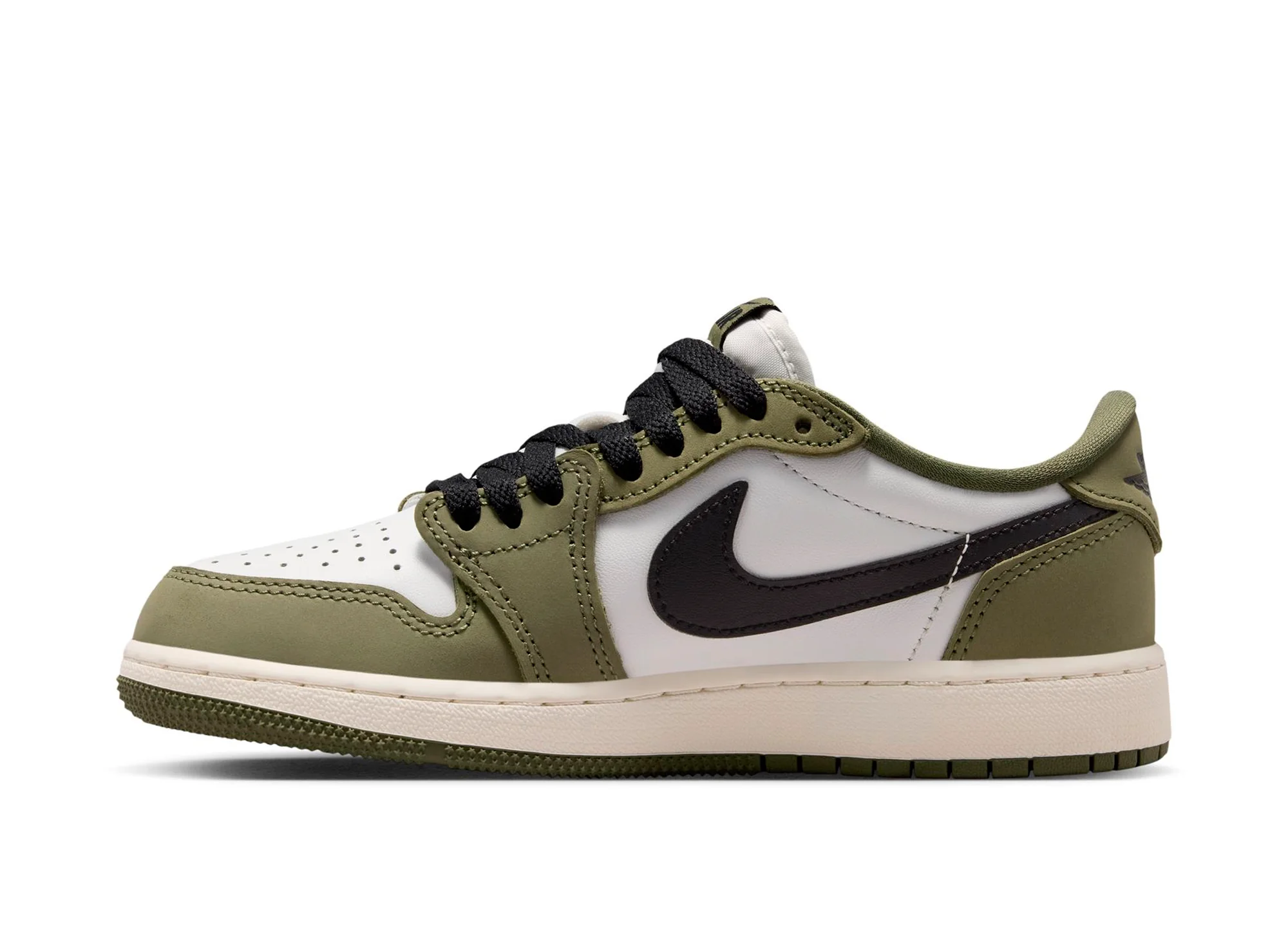 GS Air Jordan 1 Retro Low OG in 'Medium Olive' - Image 3