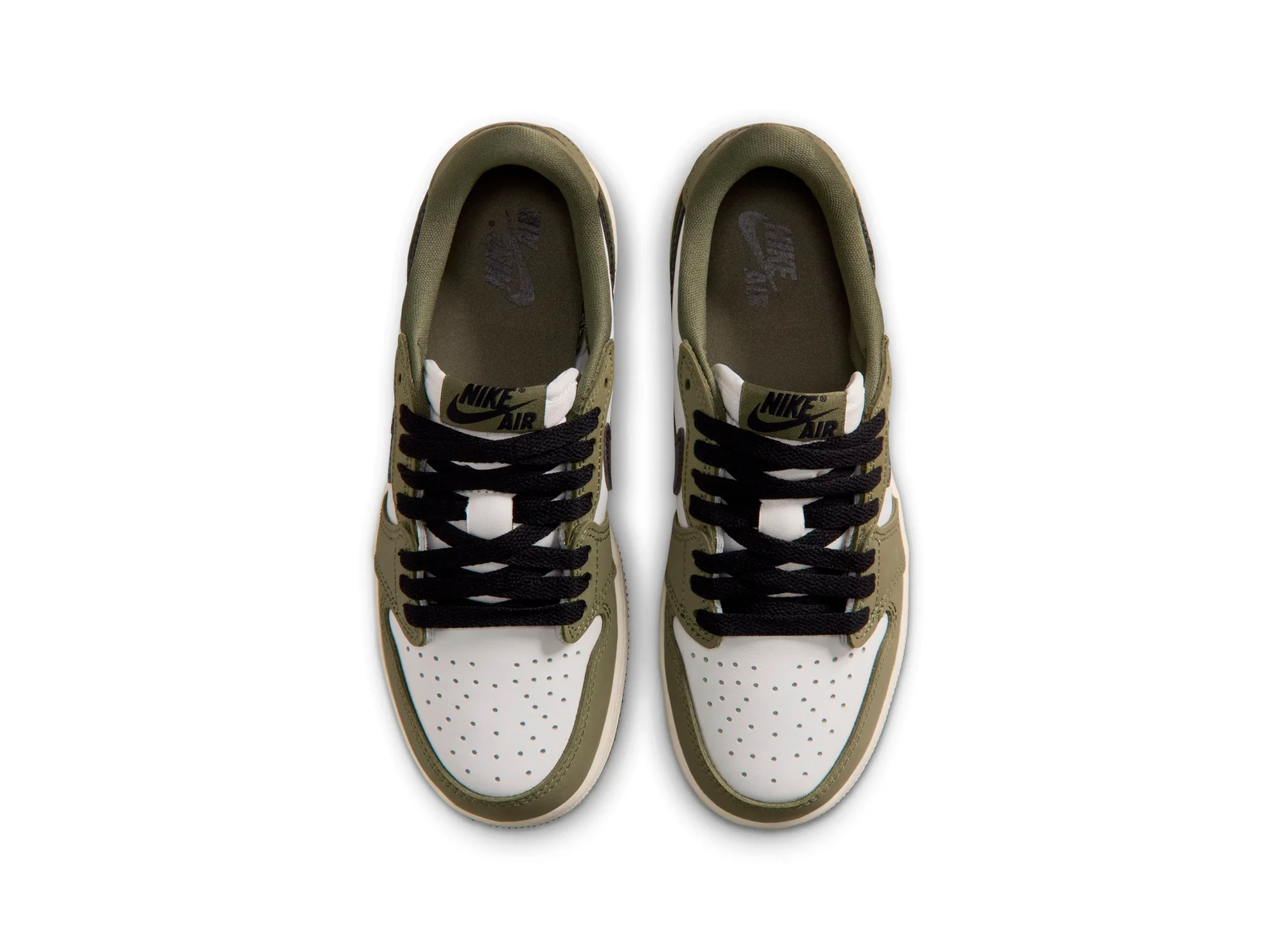 GS Air Jordan 1 Retro Low OG in 'Medium Olive' - Image 4