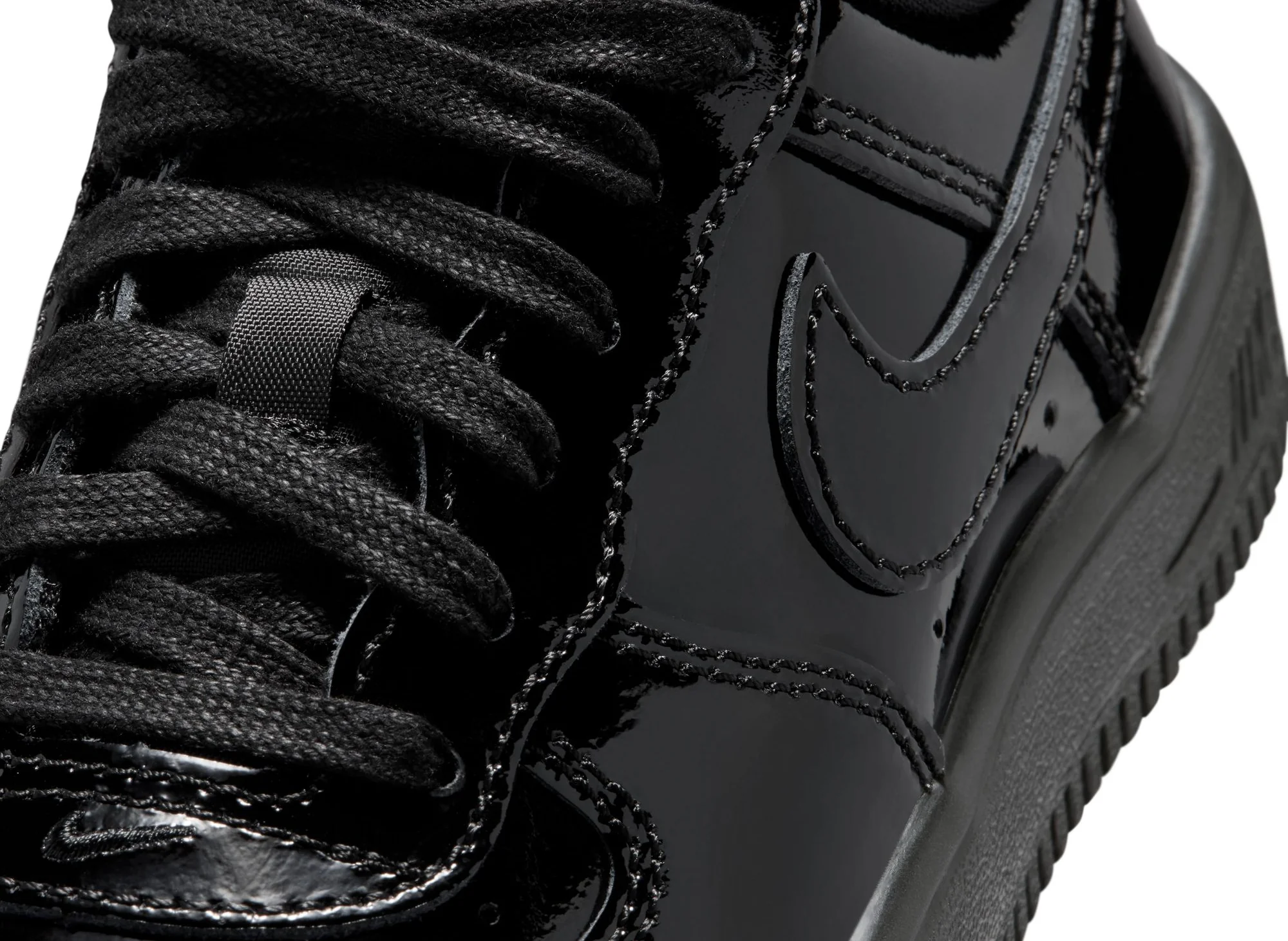 GS Nike Force 1 Low LV8 BP Lace in Black - Image 7