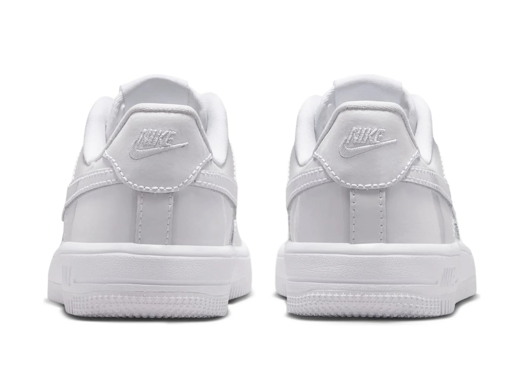 GS Nike Force 1 Low LV8 BP Lace in White - Image 2