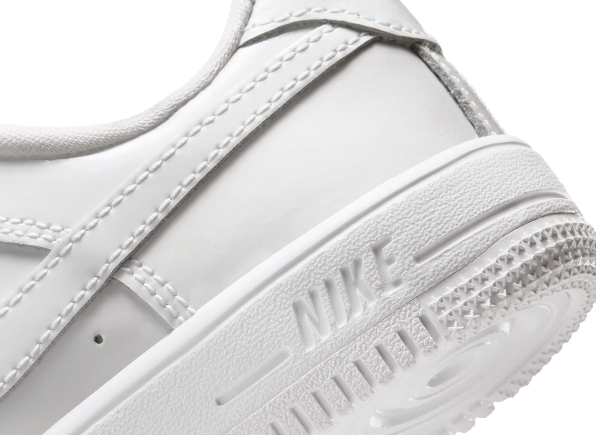 GS Nike Force 1 Low LV8 BP Lace in White - Image 7