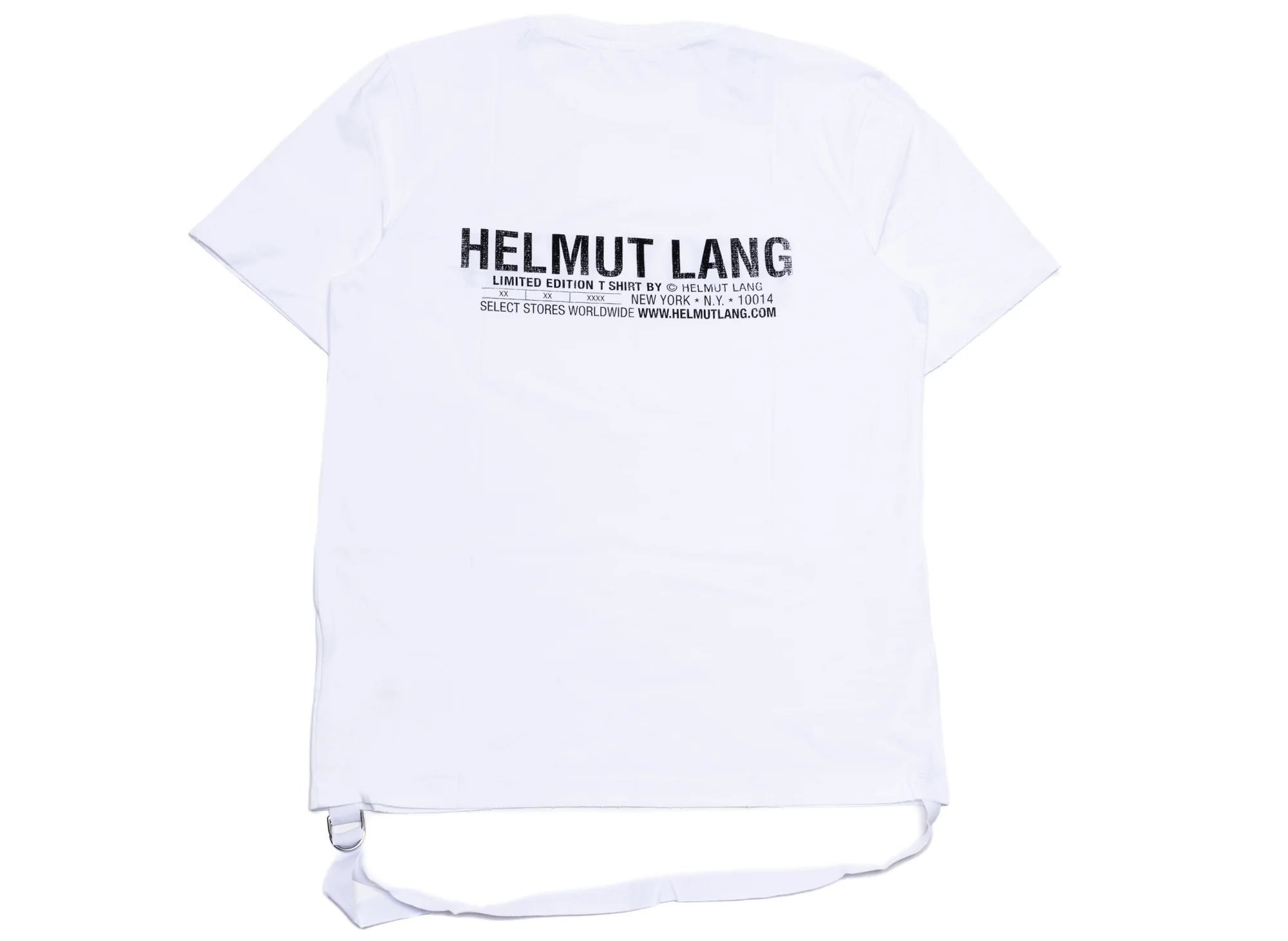 Helmut Lang New York S/S Tee in White - Image 3